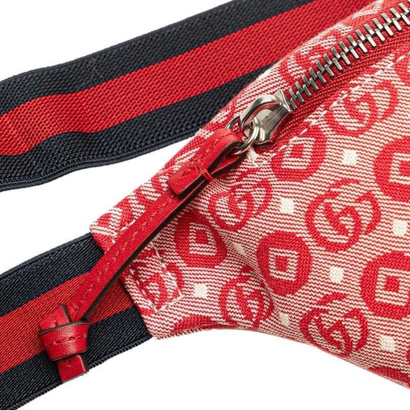 Gucci Gucci Children's GG Logo Star Waist Bag Canvas Leather Belt Size ONE SIZE - 7 Thumbnail