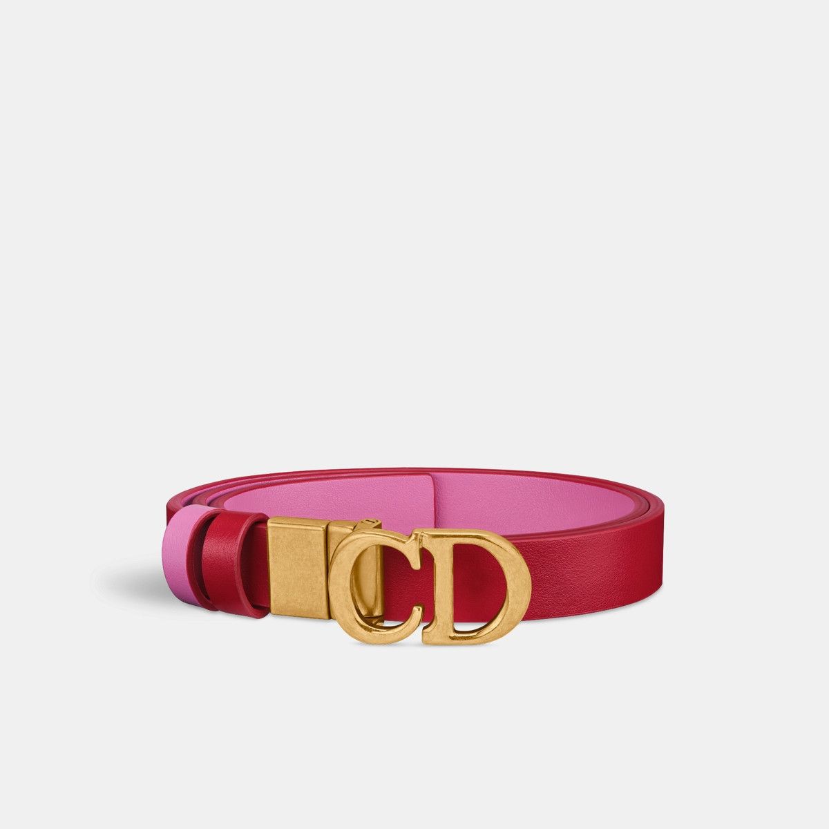 Dior o1bcso1str0126 Size:OS/ Removable Saddle Belt in Red/Pink Size ONE SIZE - 1 Thumbnail