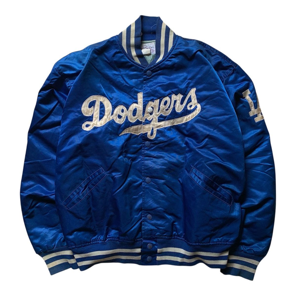 MLB Vtg 90s La Dodgers Bomber Jacket Size US L / EU 52-54 / 3 - 1 Thumbnail