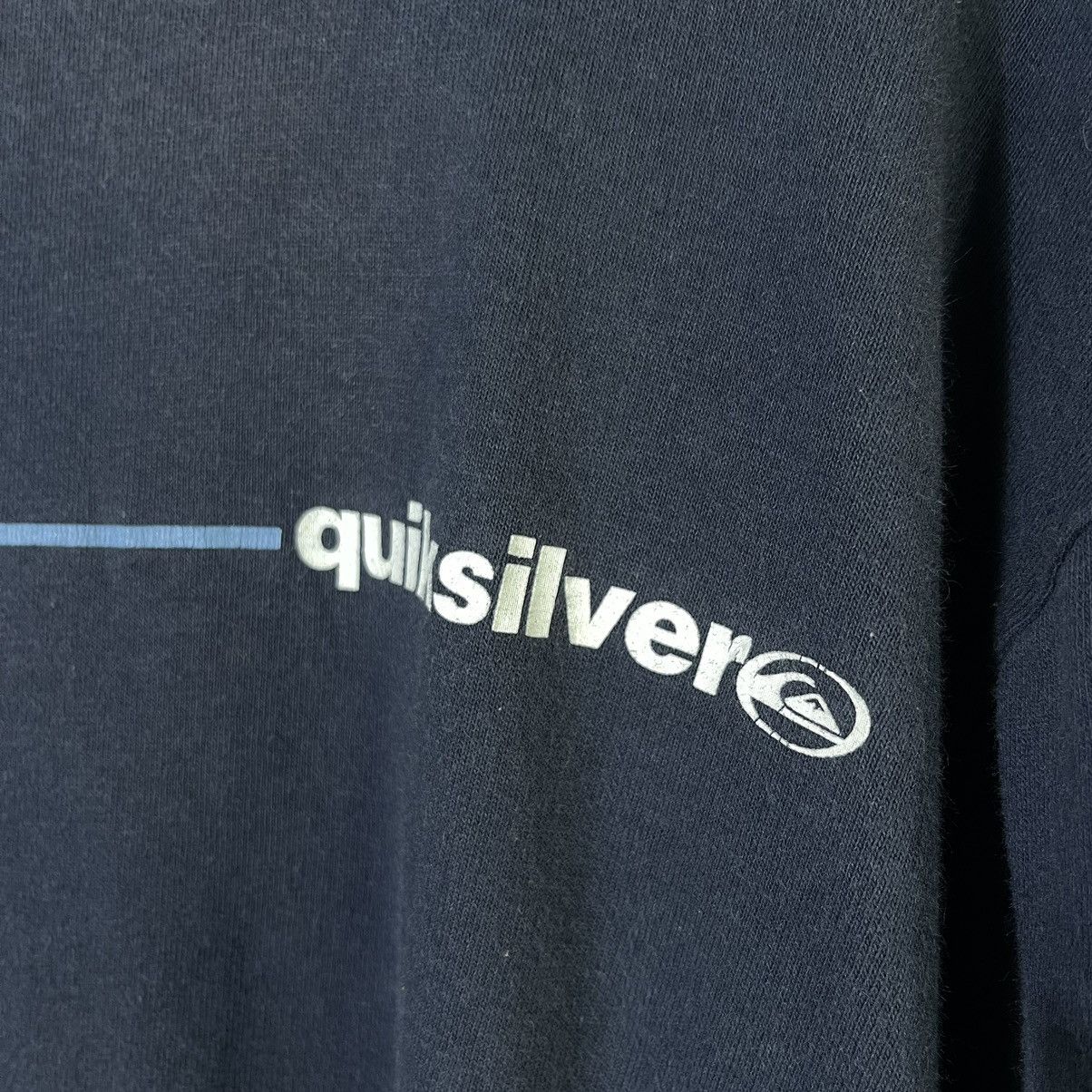 Quiksilver Vintage 90s Quiksilver Long Sleeves Fades Tshirt Size US L / EU 52-54 / 3 - 9 Thumbnail