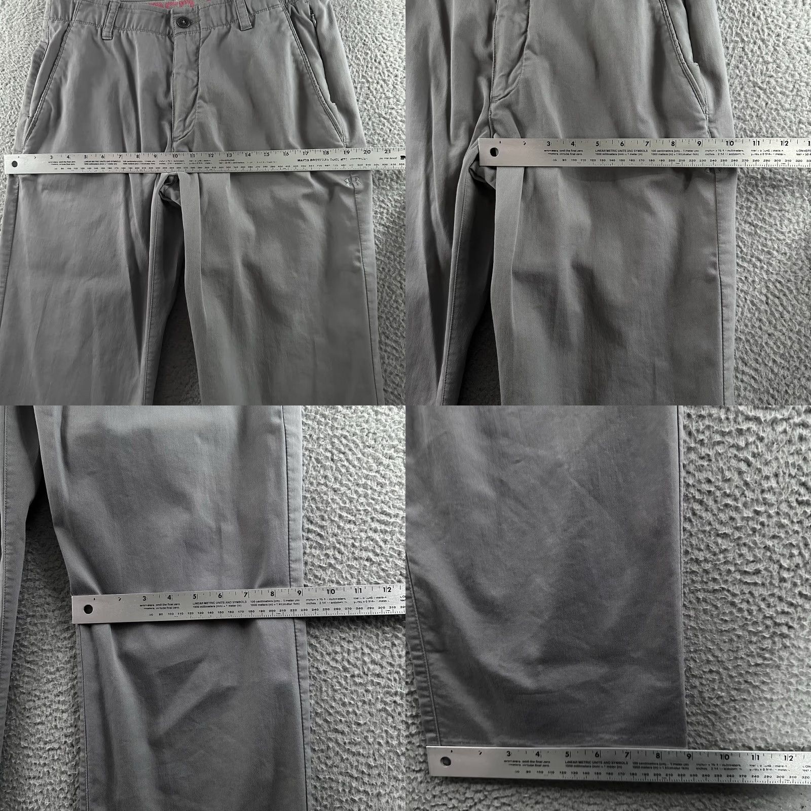 Under Armour VINTAGE? No, Under Armour Mens Pants Gray 33x32 Chino Tech Hybrid Polyester Blend Size US 33 - 8 Thumbnail