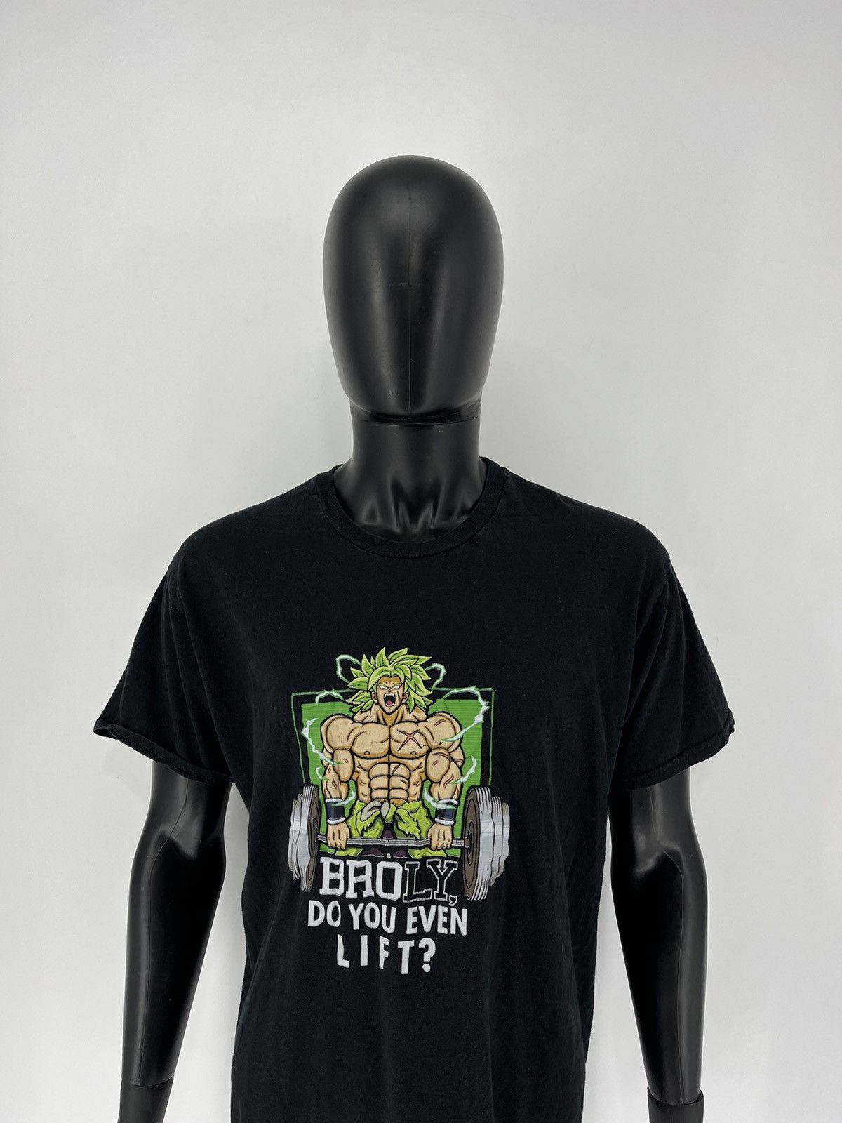 Anime × Cartoon Network × Vintage Dragon Ball Super Saiyan Legend Broly Gym Do You Even Lift Size US XXL / EU 58 / 5 - 3 Thumbnail
