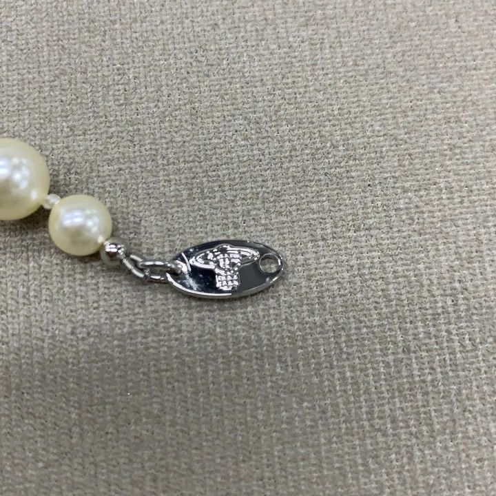 Vivienne Westwood Vivienne Westwood One Row Pearl Choker Necklace Size ONE SIZE - 8 Thumbnail