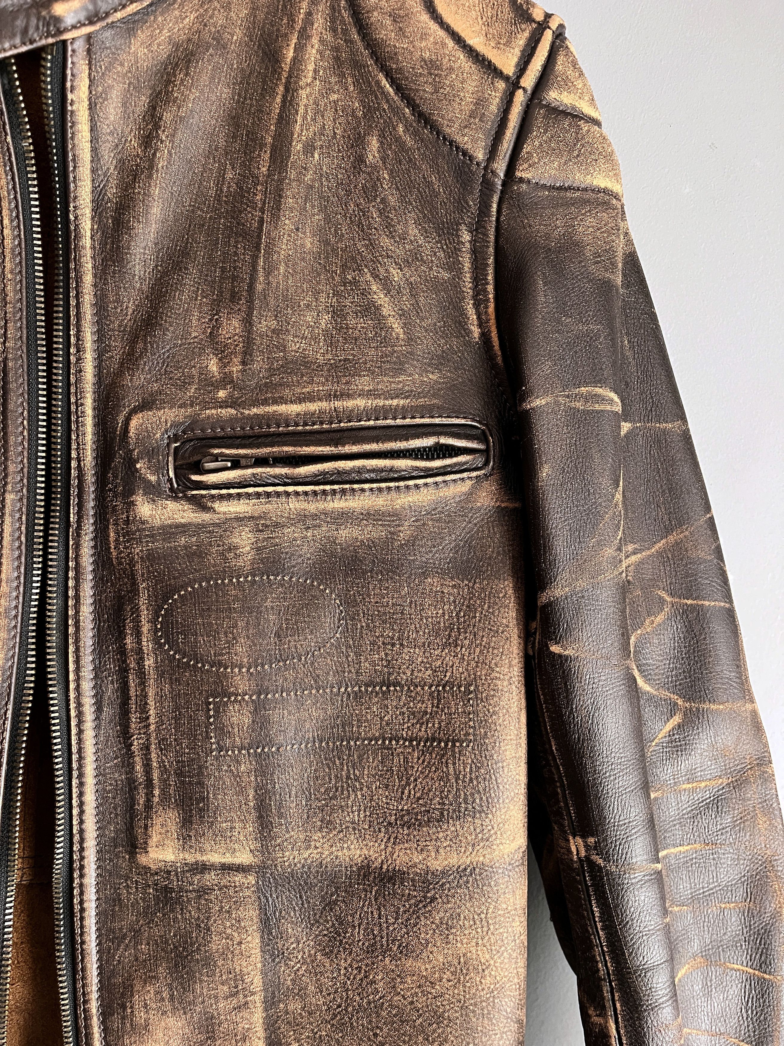 Levi's Levi's Motorcycle Leather Jacket Vultures V8 Bonnieville Size US S / EU 44-46 / 1 - 5 Thumbnail
