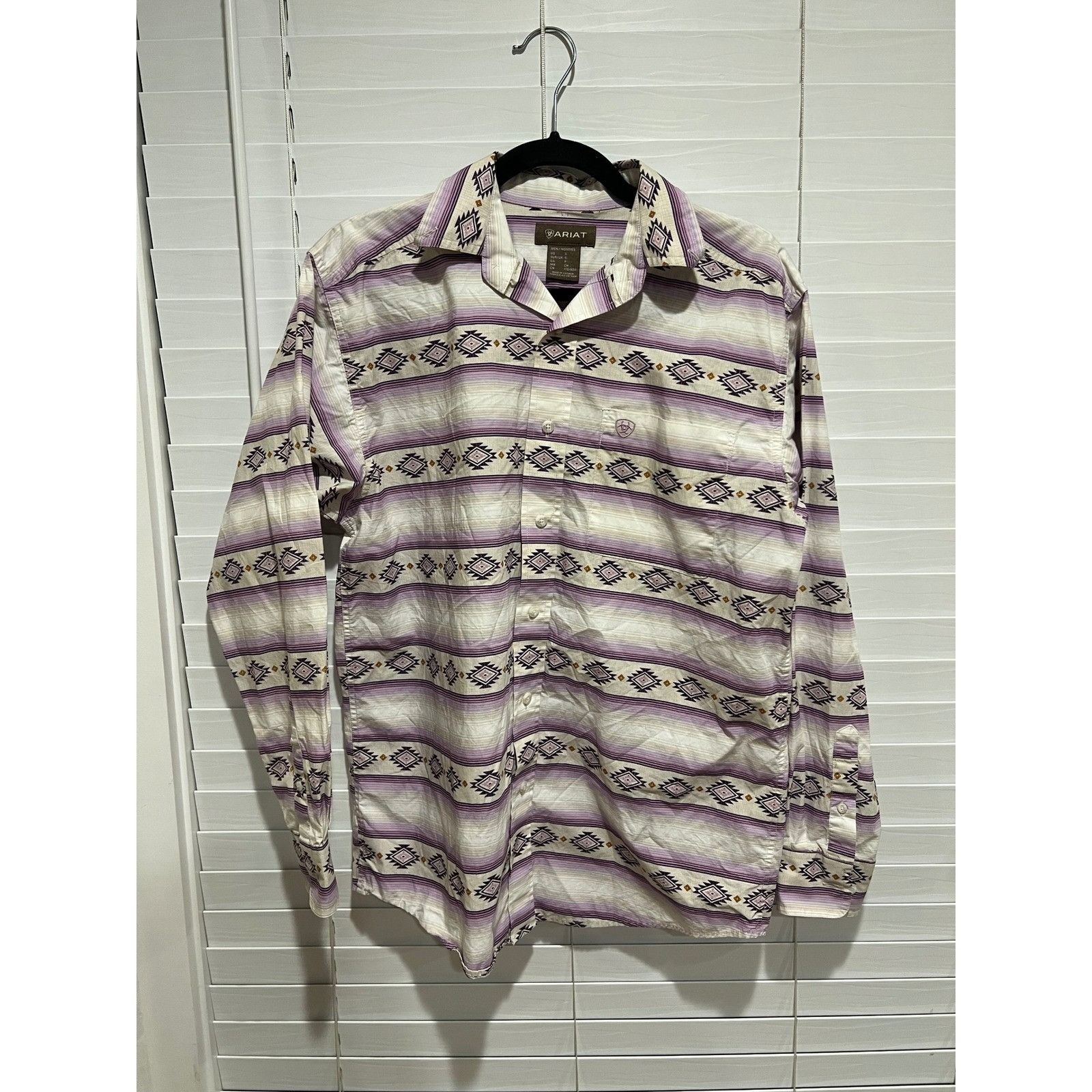 Ariat Ariat Aztec Pattern Button Up Shirt Mens Size S Southwest We Size US S / EU 44-46 / 1 - 1 Thumbnail