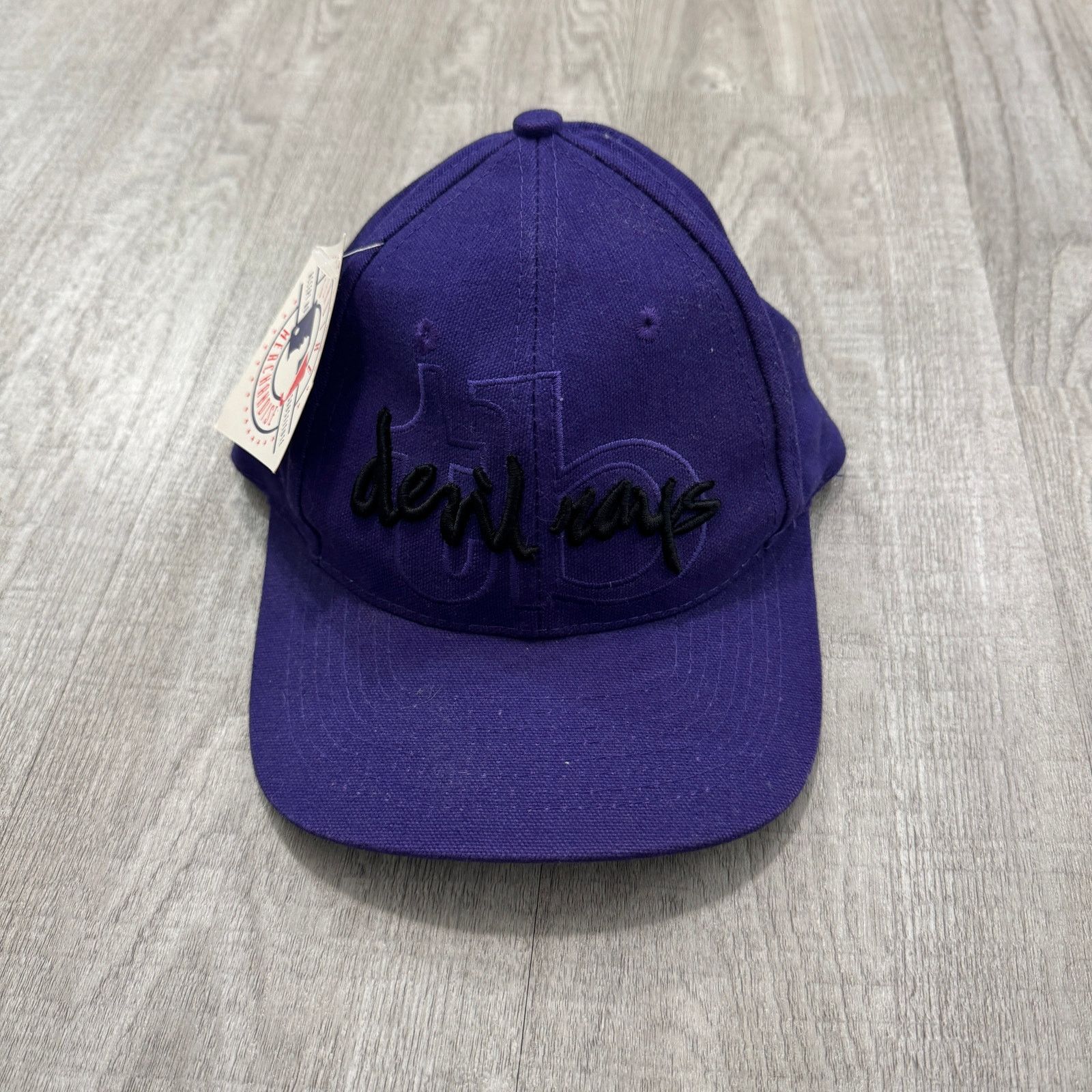 Vintage NWT Tampa Bay Devil Rays Snapback Hat Purple The Game MLB Size ONE SIZE - 1 Thumbnail