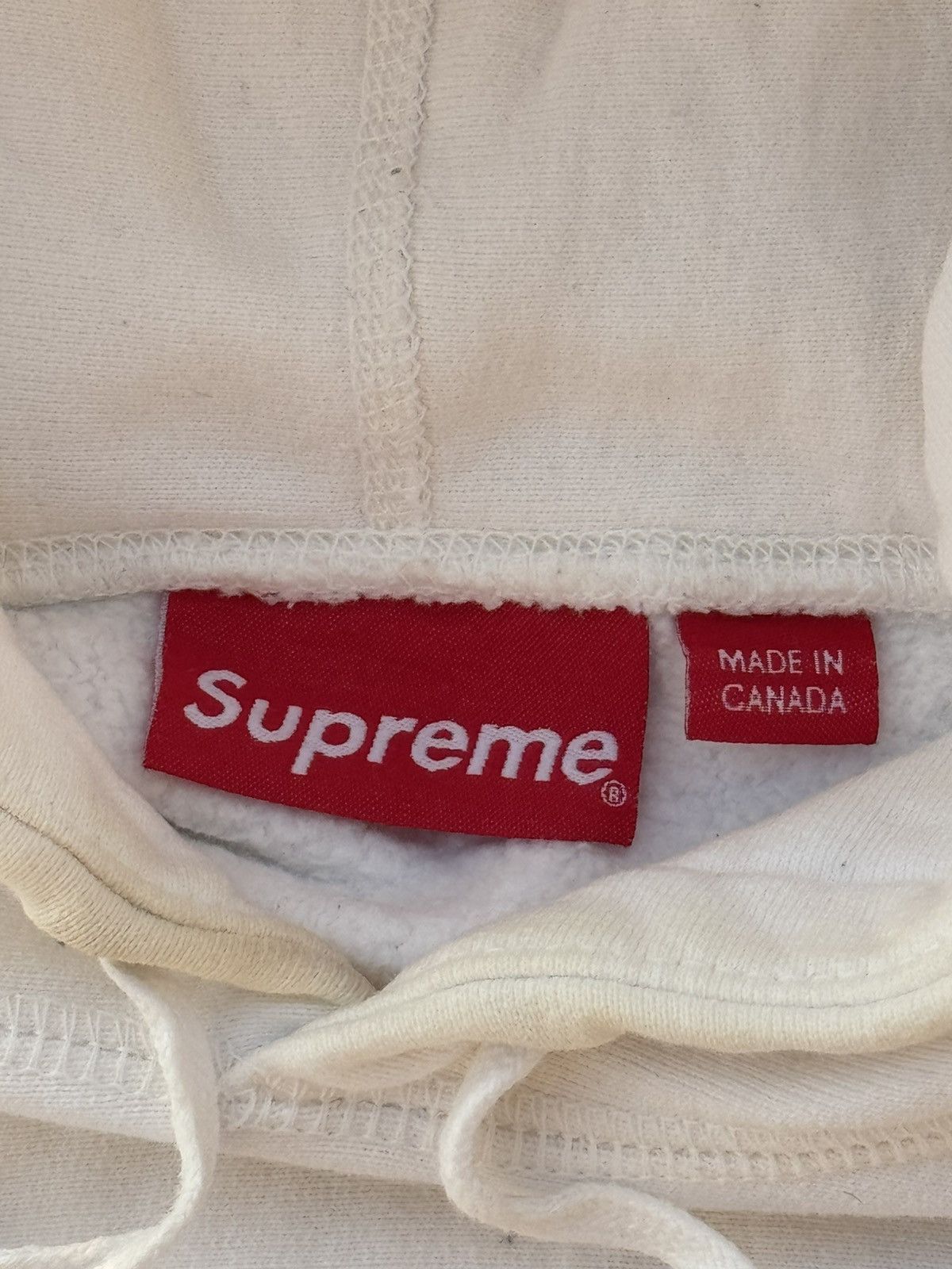 Supreme white Supreme S Logo Hooded Sweatshirt Size US XL / EU 56 / 4 - 11 Thumbnail