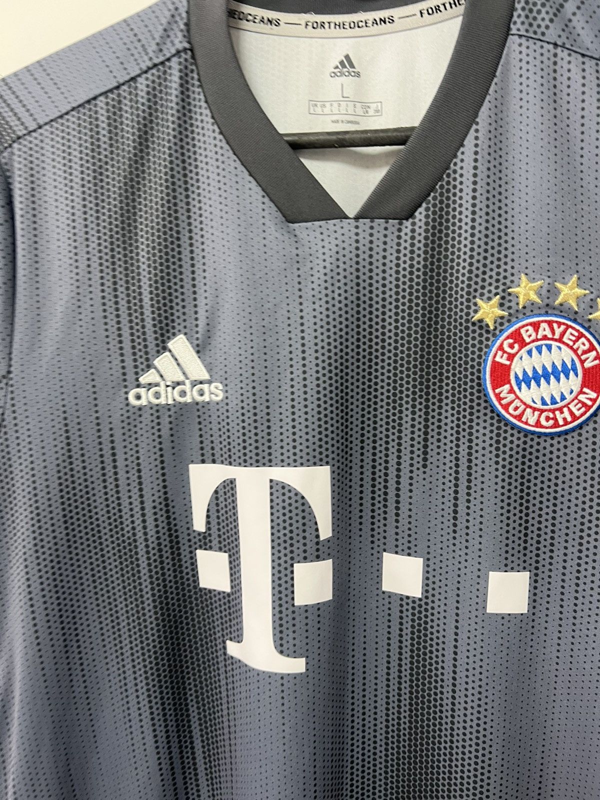 Adidas × Vintage Bayern Munich 2018-19 Third Jersey Adidas Shirt Trikot Kit L Size US L / EU 52-54 / 3 - 5 Thumbnail