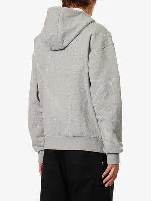 Givenchy o1srvl11e0125 Boxy Fit Cotton Jersey Hoodie in Grey Size US XL / EU 56 / 4 - 4 Thumbnail