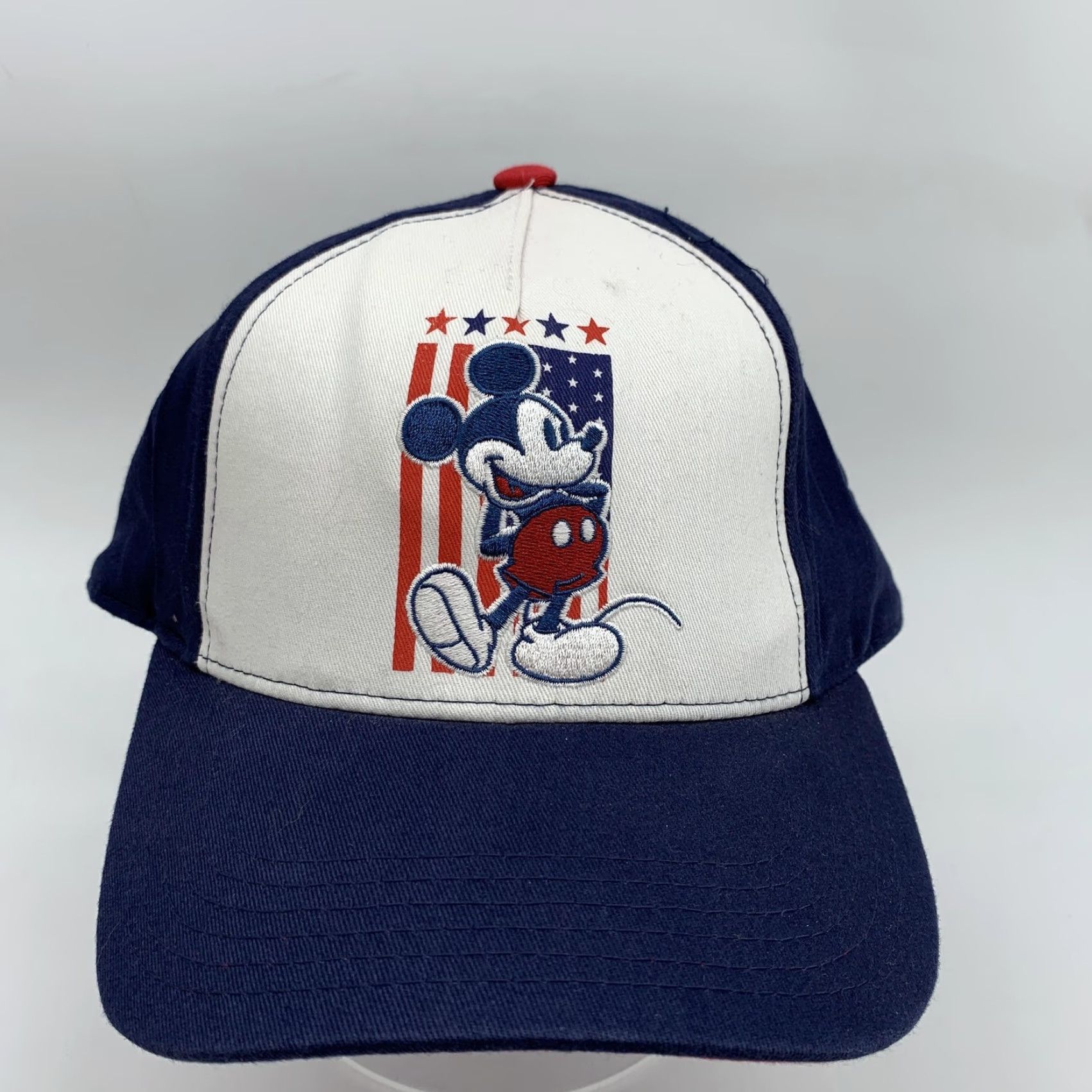 Disney Disney Mickey Mouse Hat Cap Strap Back Mens Blue Baseball USA One Size Size ONE SIZE - 2 Thumbnail