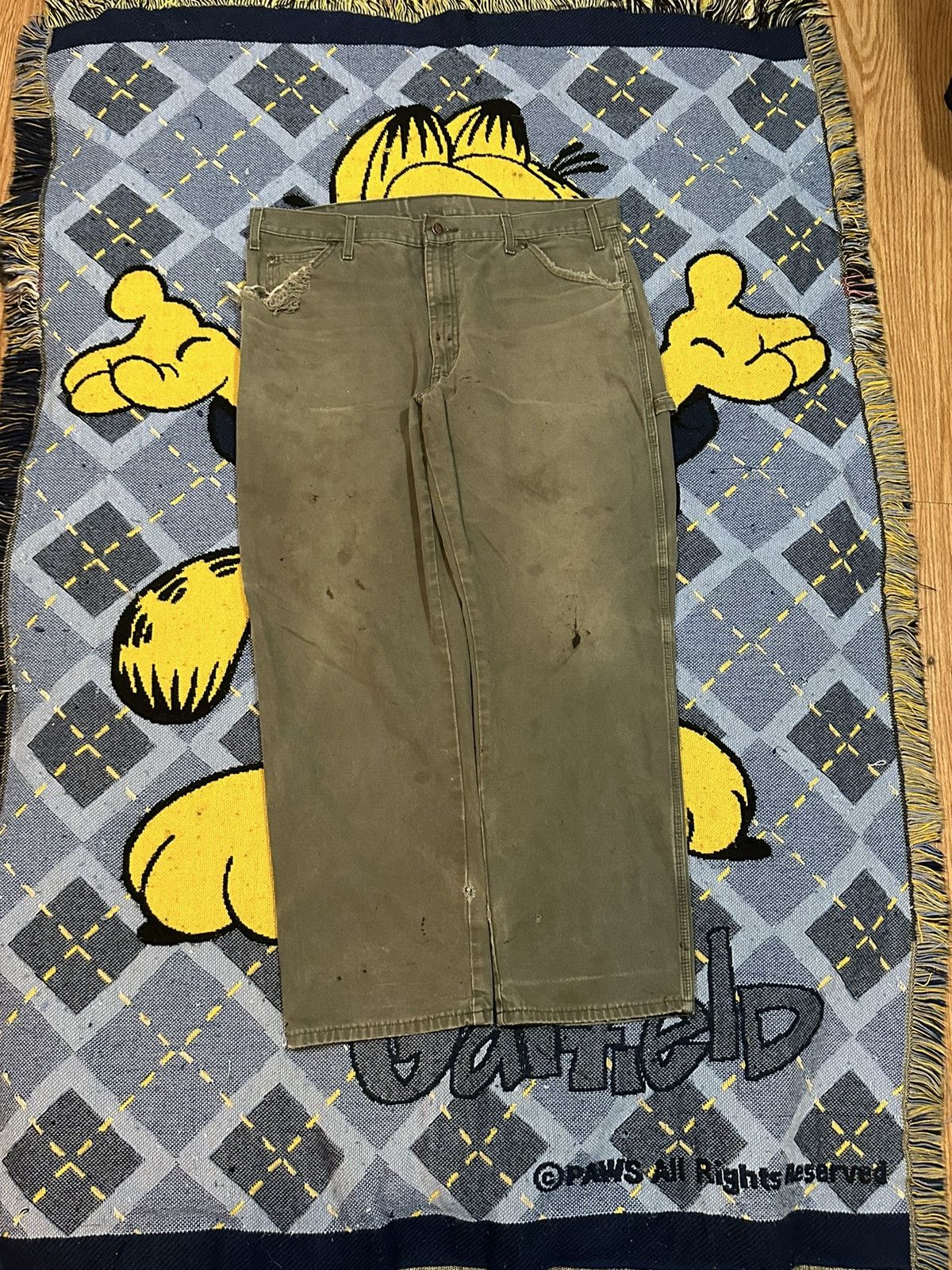 Dickies Crazy Vintage Y2K Dickies Carpenter Pants Workwear Skater Size US 37 - 2 Thumbnail