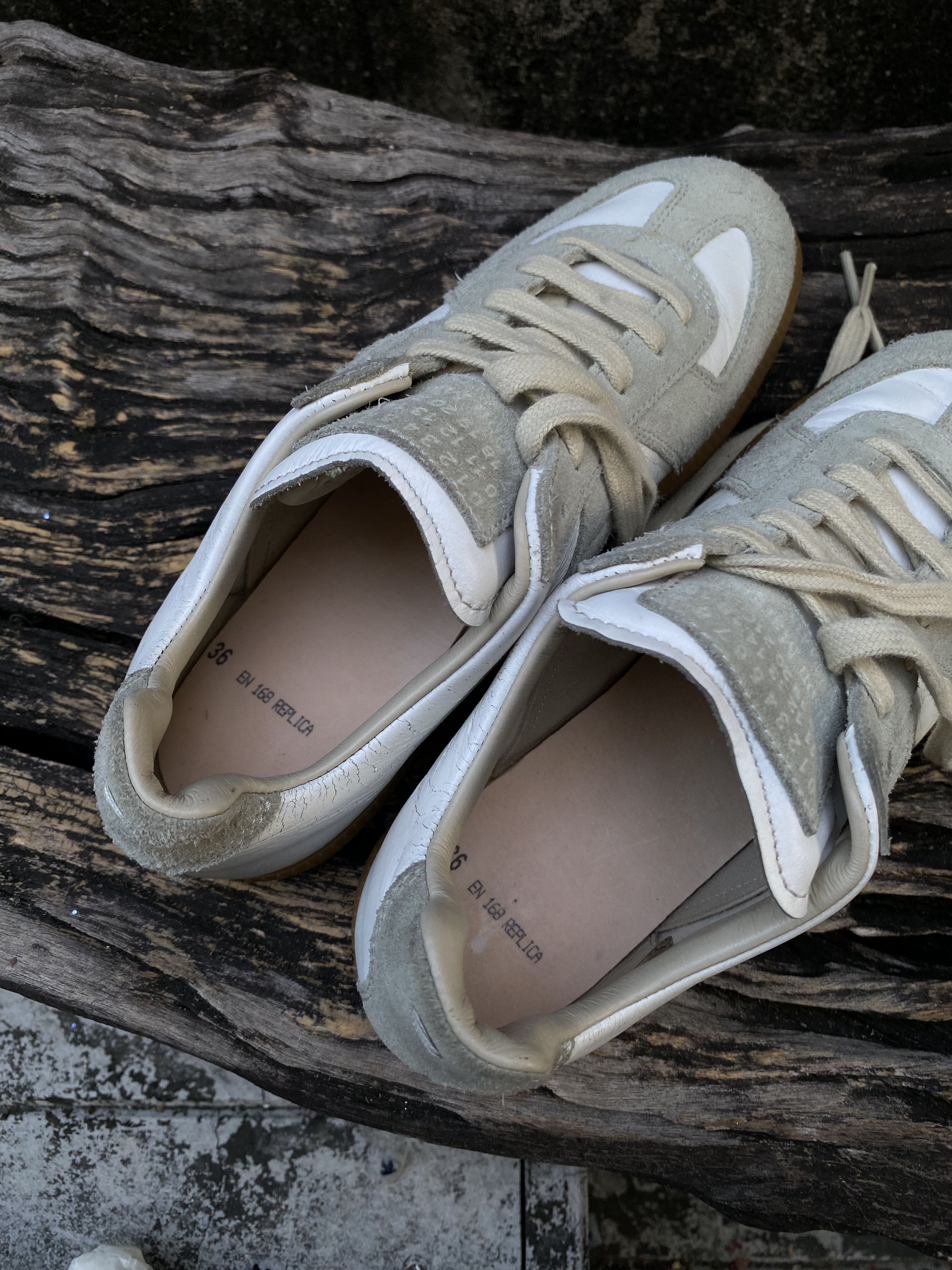 Maison Margiela Maison Margiela Replica GAT Sneakers EU36 White Size US 6 / IT 36 - 10 Thumbnail