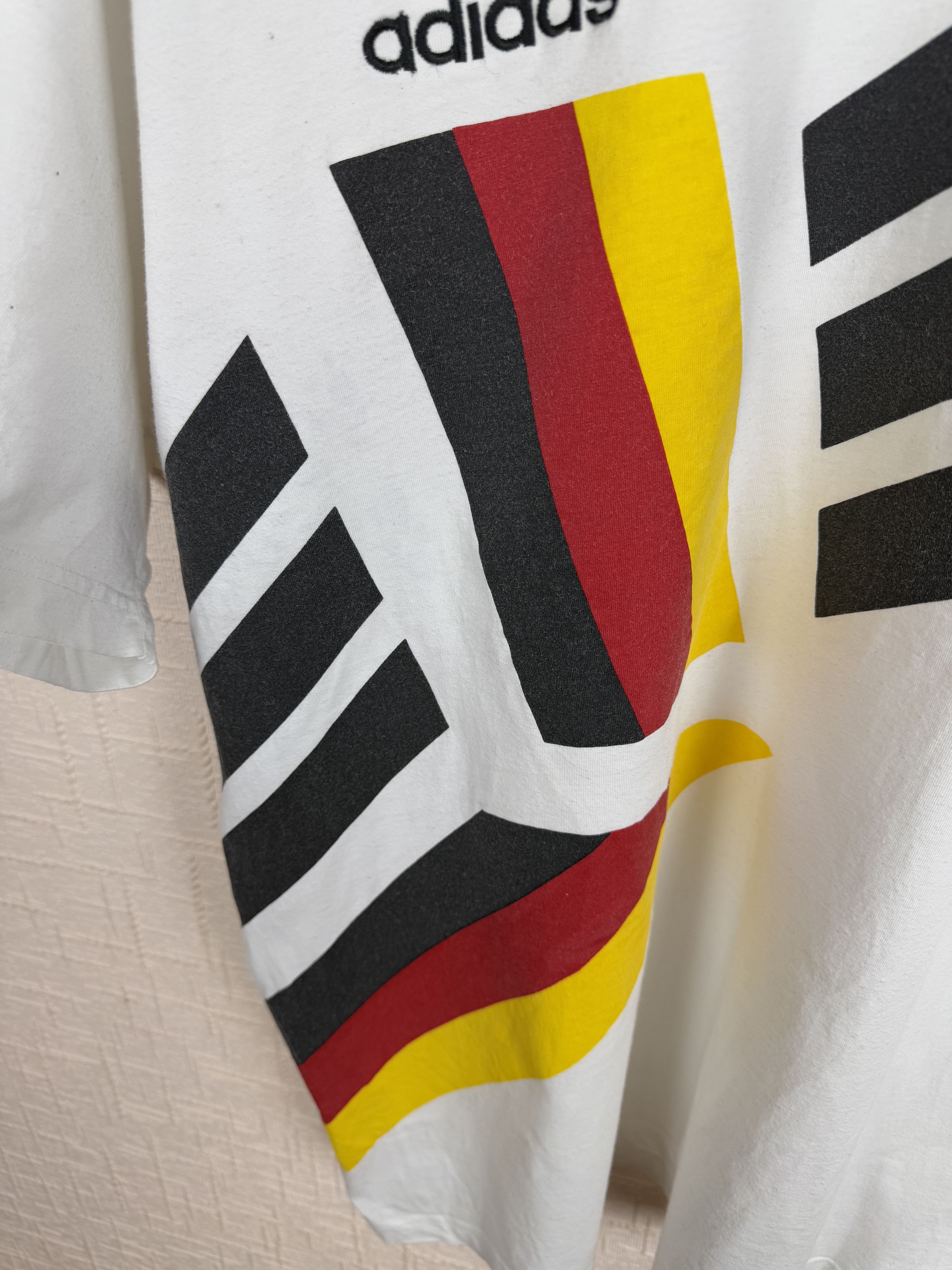 Adidas × Vintage Germany 1992/94 Adidas Training Football Shirt Blockcore Size US XL / EU 56 / 4 - 8 Thumbnail