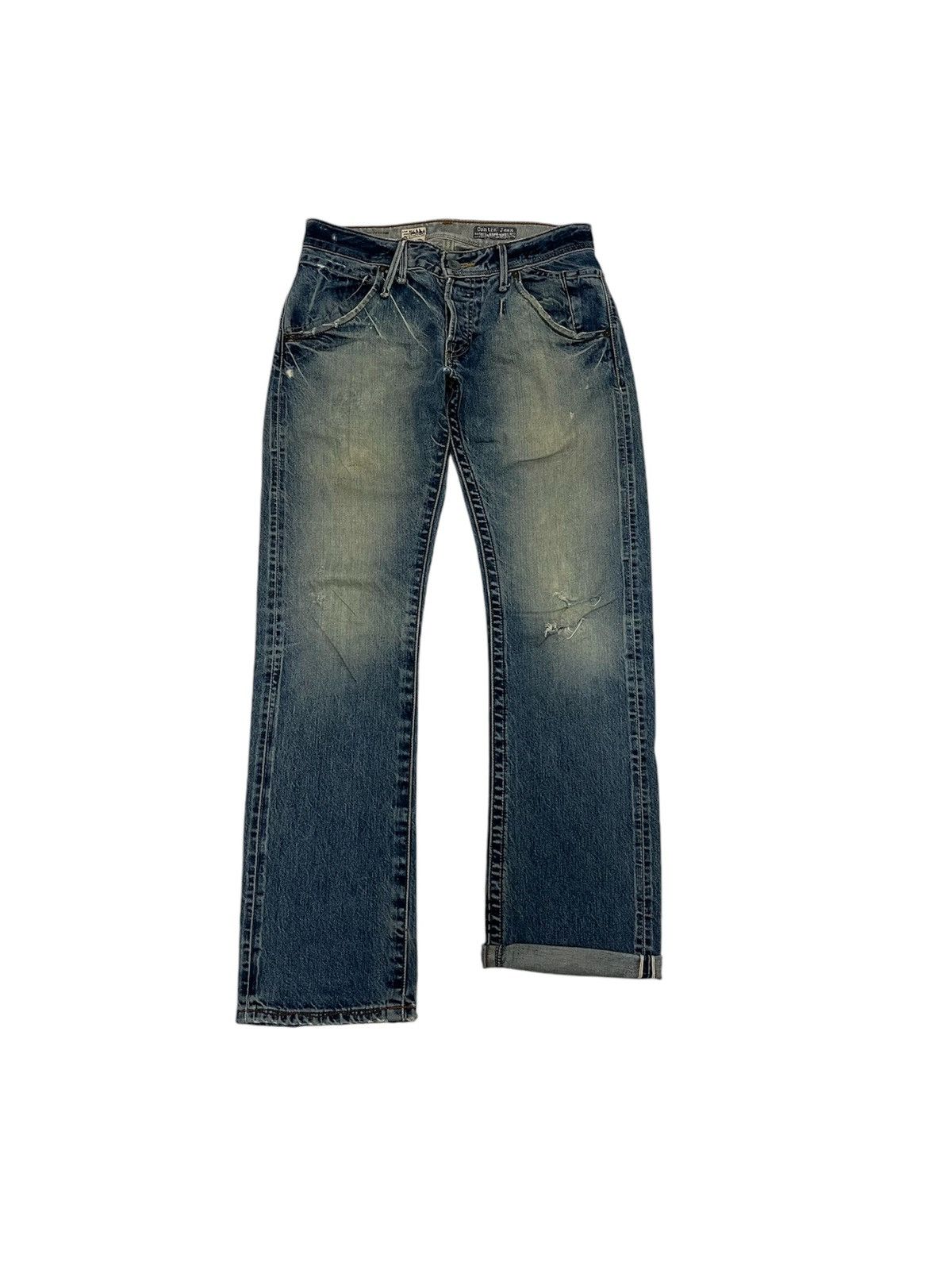 Volcom Selvedge Jeans Volcom Contra Jean White Oak Cone Denim Size US 30 / EU 46 - 1 Thumbnail