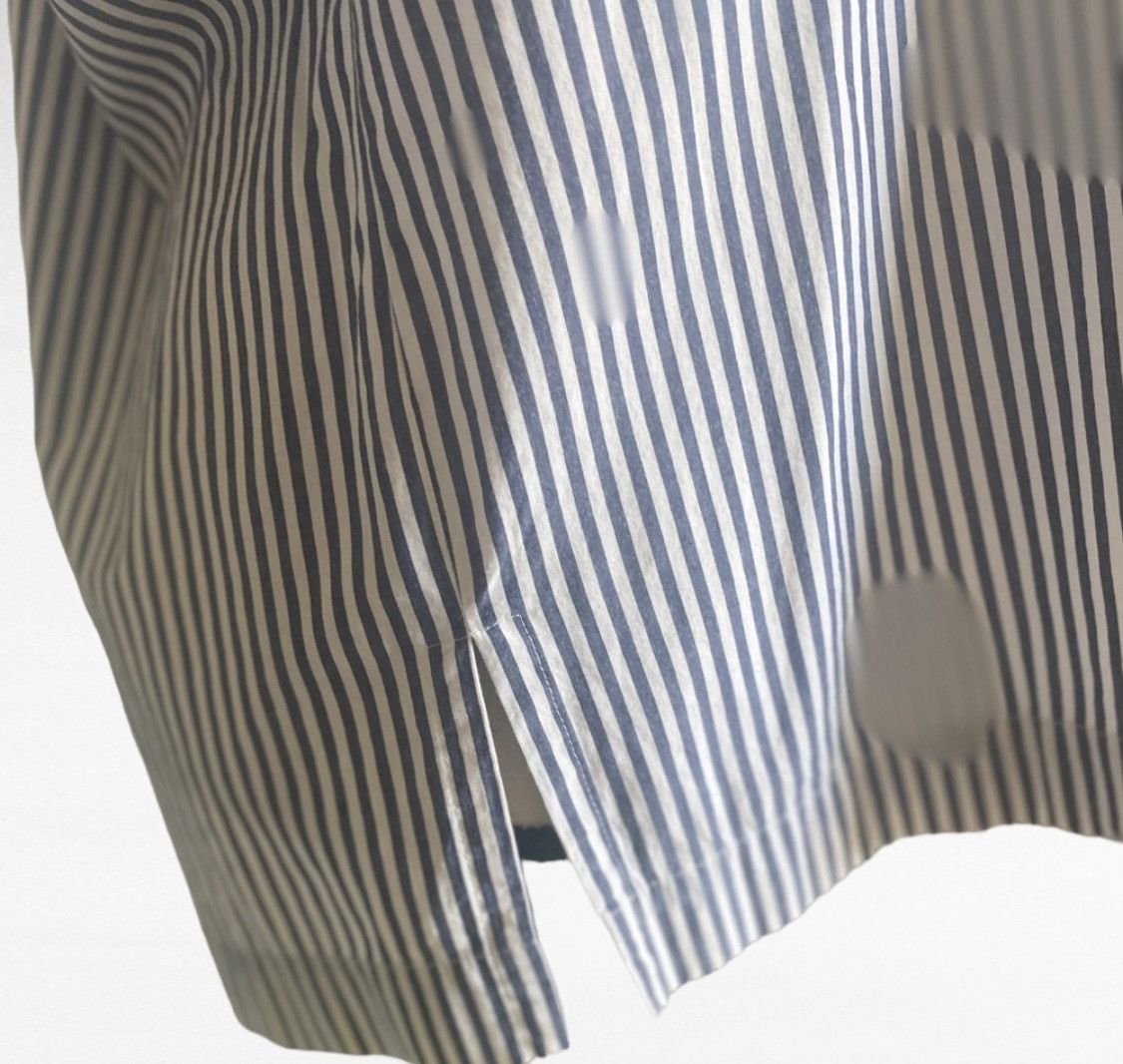 Michael Kors MICHAEL KORS STRIPED HALF ZIP 3/4 SLEEVE TOP BLOUSE Size M / US 6-8 / IT 42-44 - 13 Thumbnail