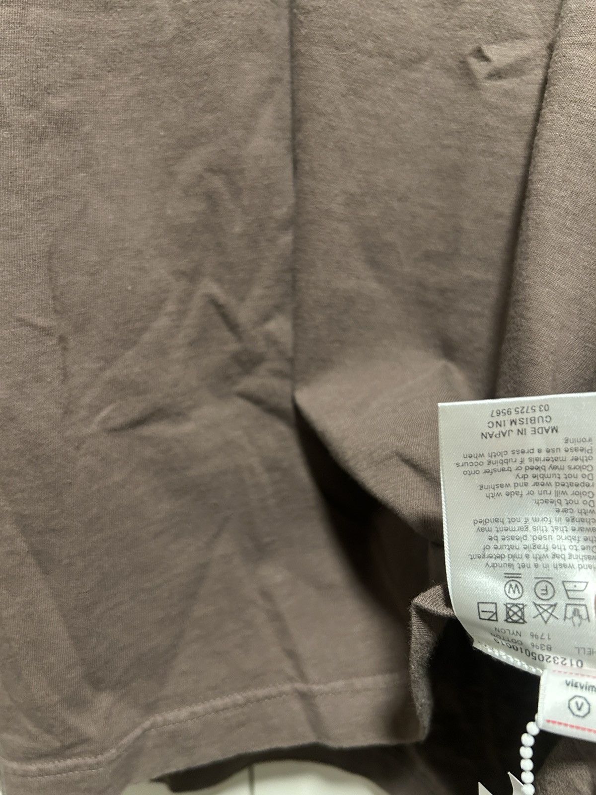 Visvim VISVIM AMPLUS TEE Pocket S/S DMGD (U.D.) size 1 Purple Size US S / EU 44-46 / 1 - 6 Thumbnail