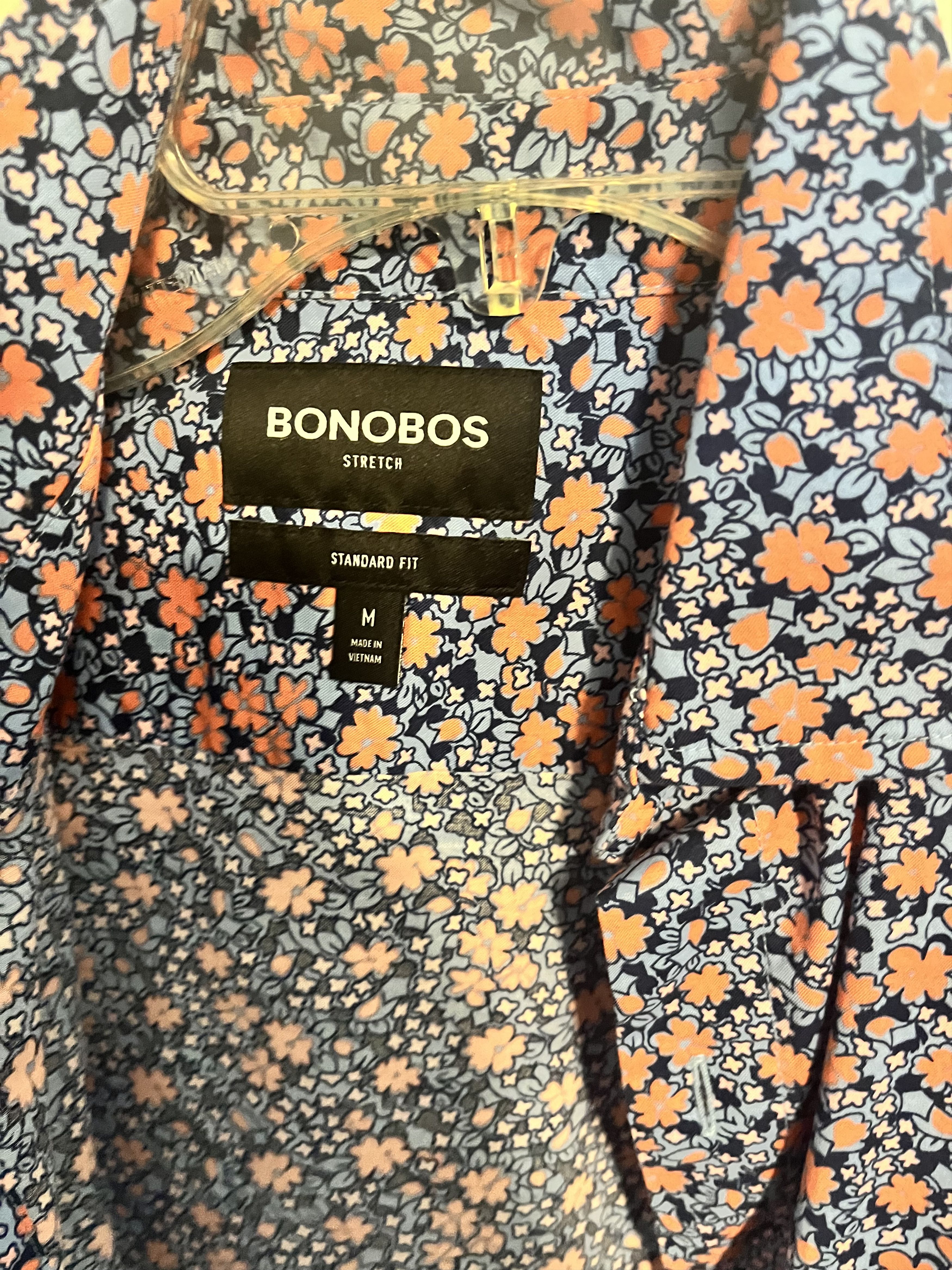 Bonobos Bonobos Standard Stretch Riviera Short Sleeve Shirt Size US M / EU 48-50 / 2 - 2 Thumbnail