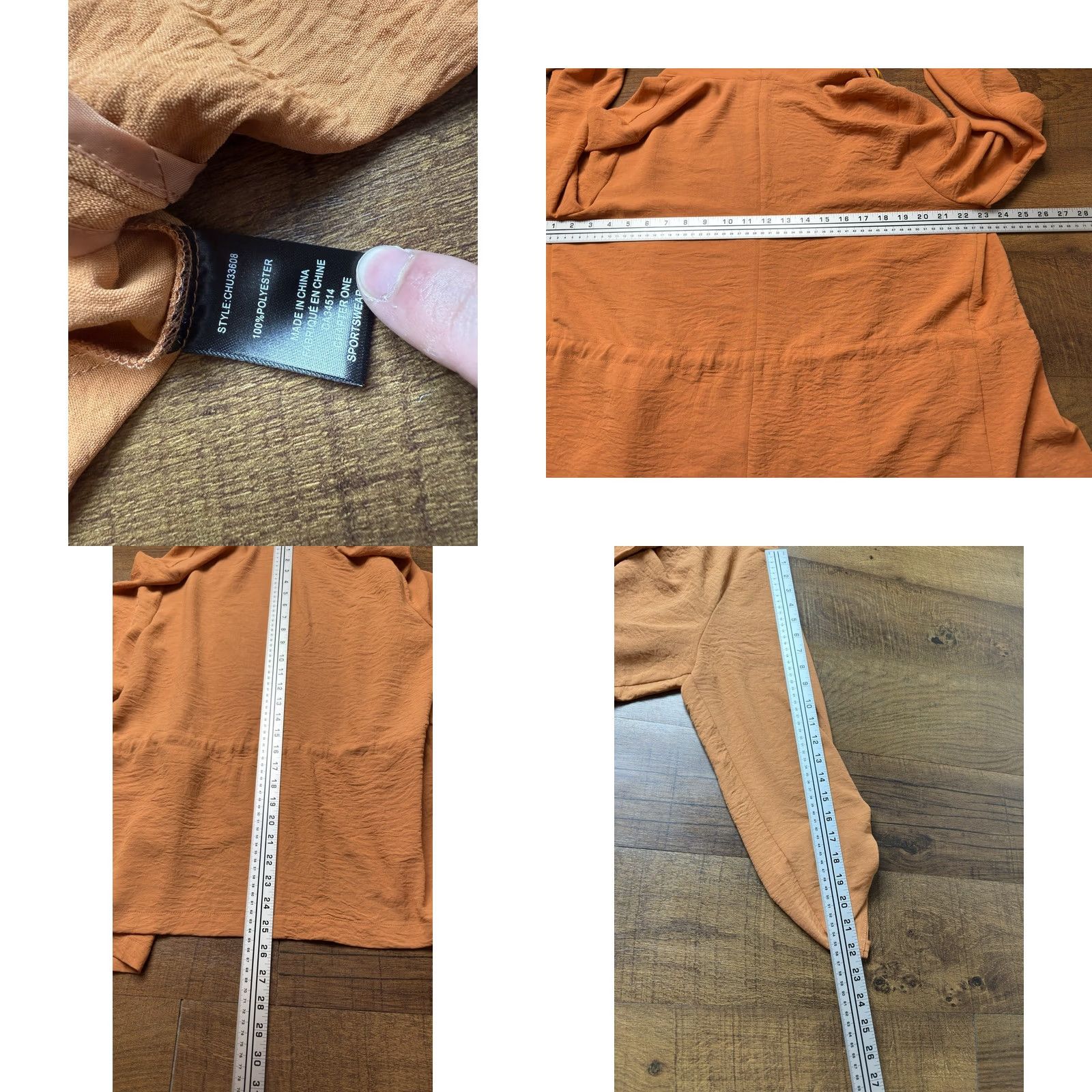 Rachel Zoe Rachel Zoe 2-Piece Pant Set With Cardigan Orange Women’s Size Medium Shirt? Size M / US 6-8 / IT 42-44 - 8 Thumbnail