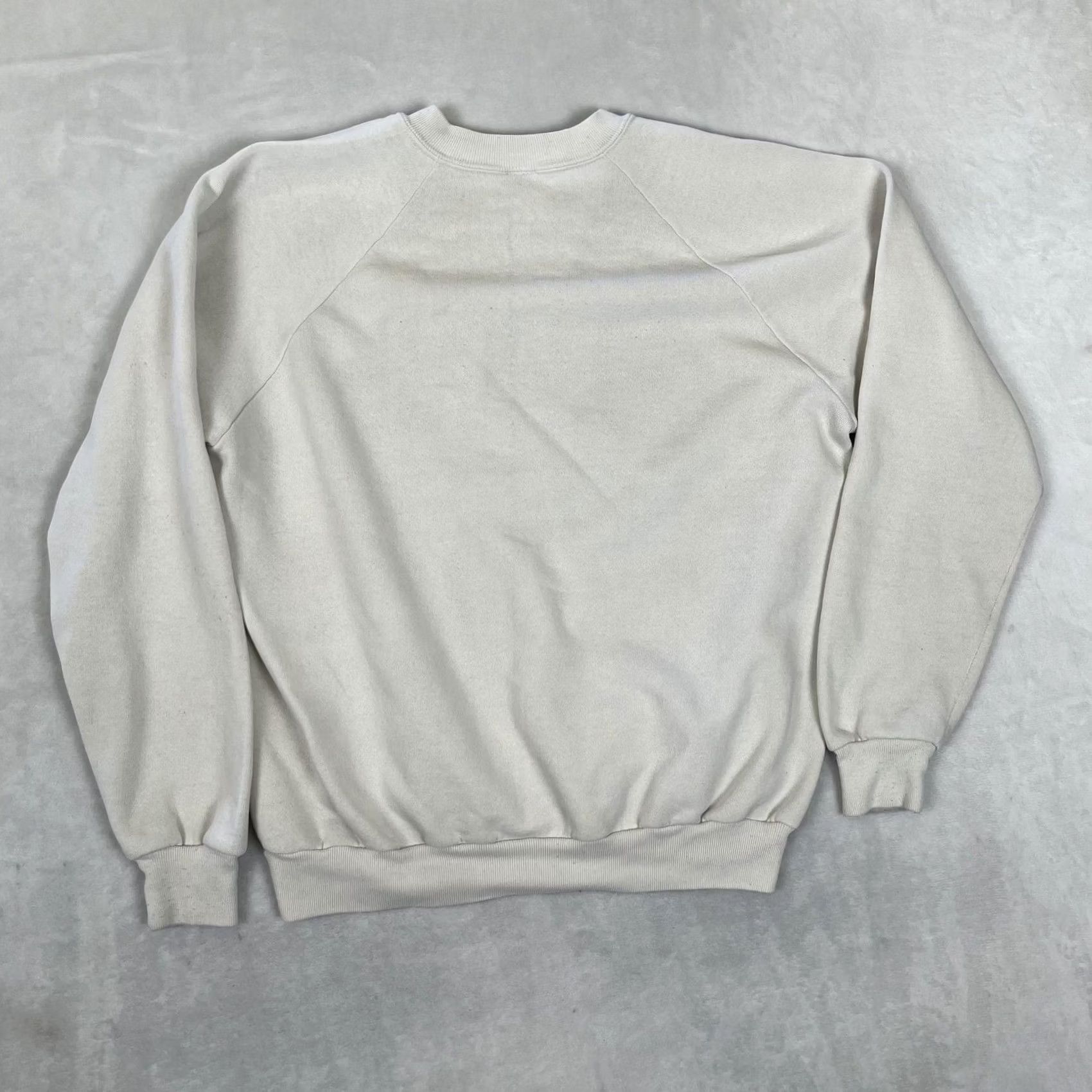 Jerzees Vintage Jerzees Moose Graphic Sweatshirt Mens Large White Fleece Crew Neck Pullover Size US L / EU 52-54 / 3 - 7 Thumbnail