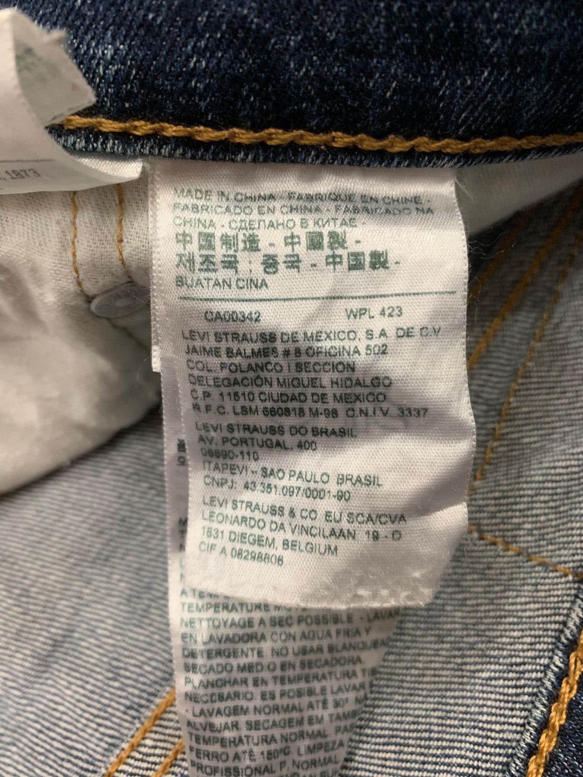 Levi's Levis 541 Stonewash Distressed Denim Pants (AB37) Size US 37 - 16 Thumbnail