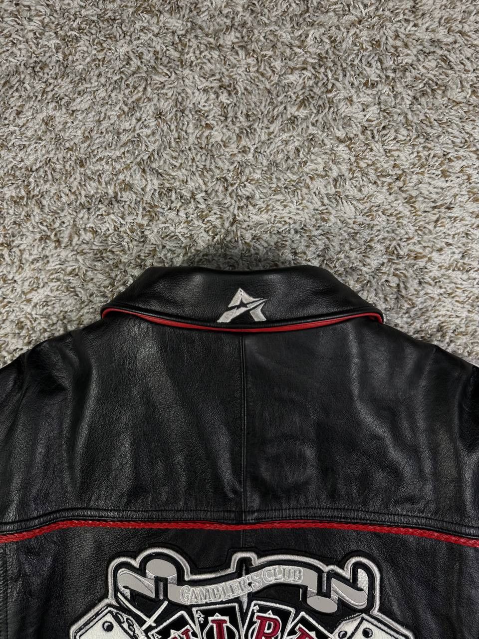 Avirex Vintage Avirex King Casino All Leather Stadium Bomber Jacket Size US XXL / EU 58 / 5 - 20 Thumbnail