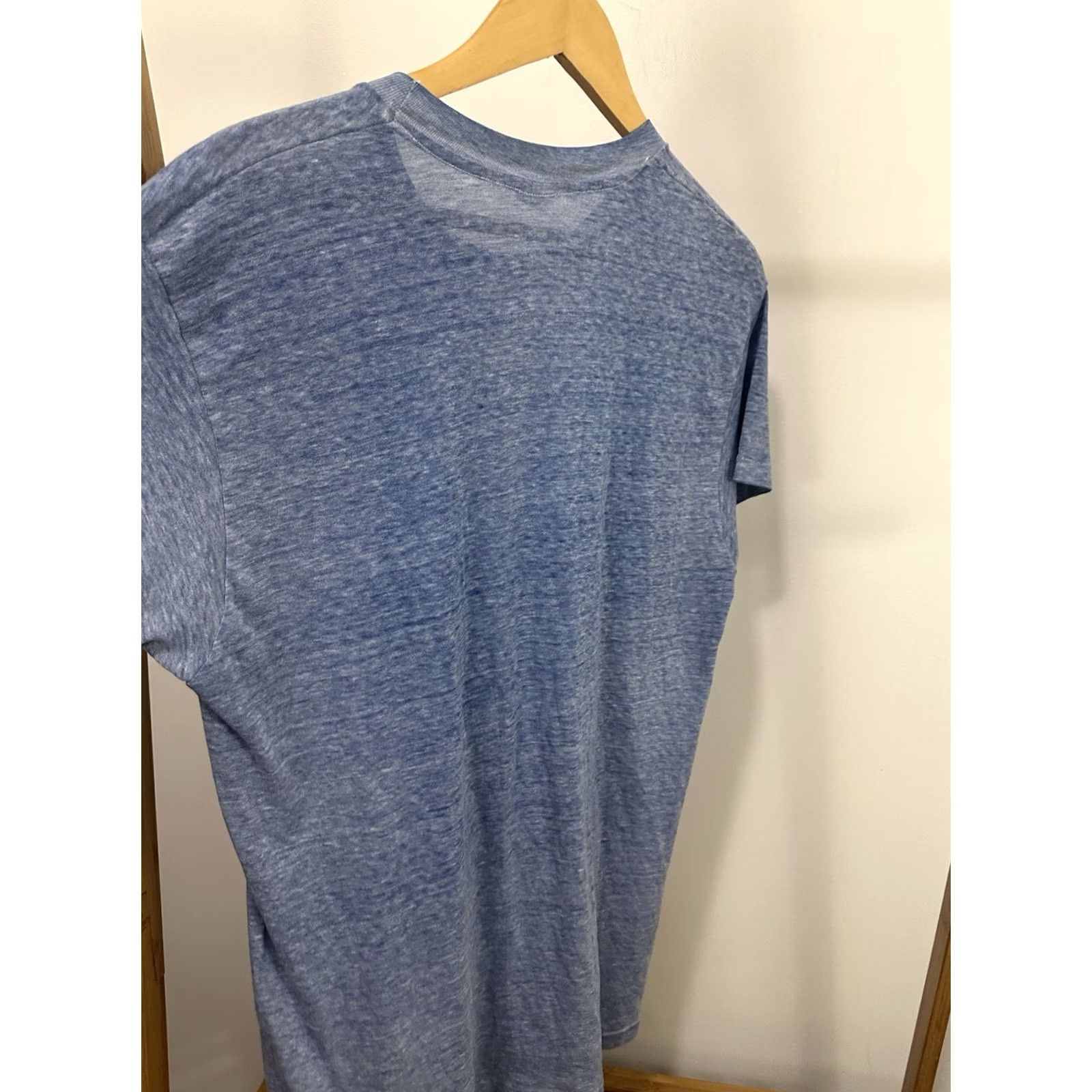 Hanes VTG 70s Hanes Worn Blue T-Shirt XL Men Shirt Burnout Gradient Faded Paper Thin 70s Grunge Size US XL / EU 56 / 4 - 6 Thumbnail