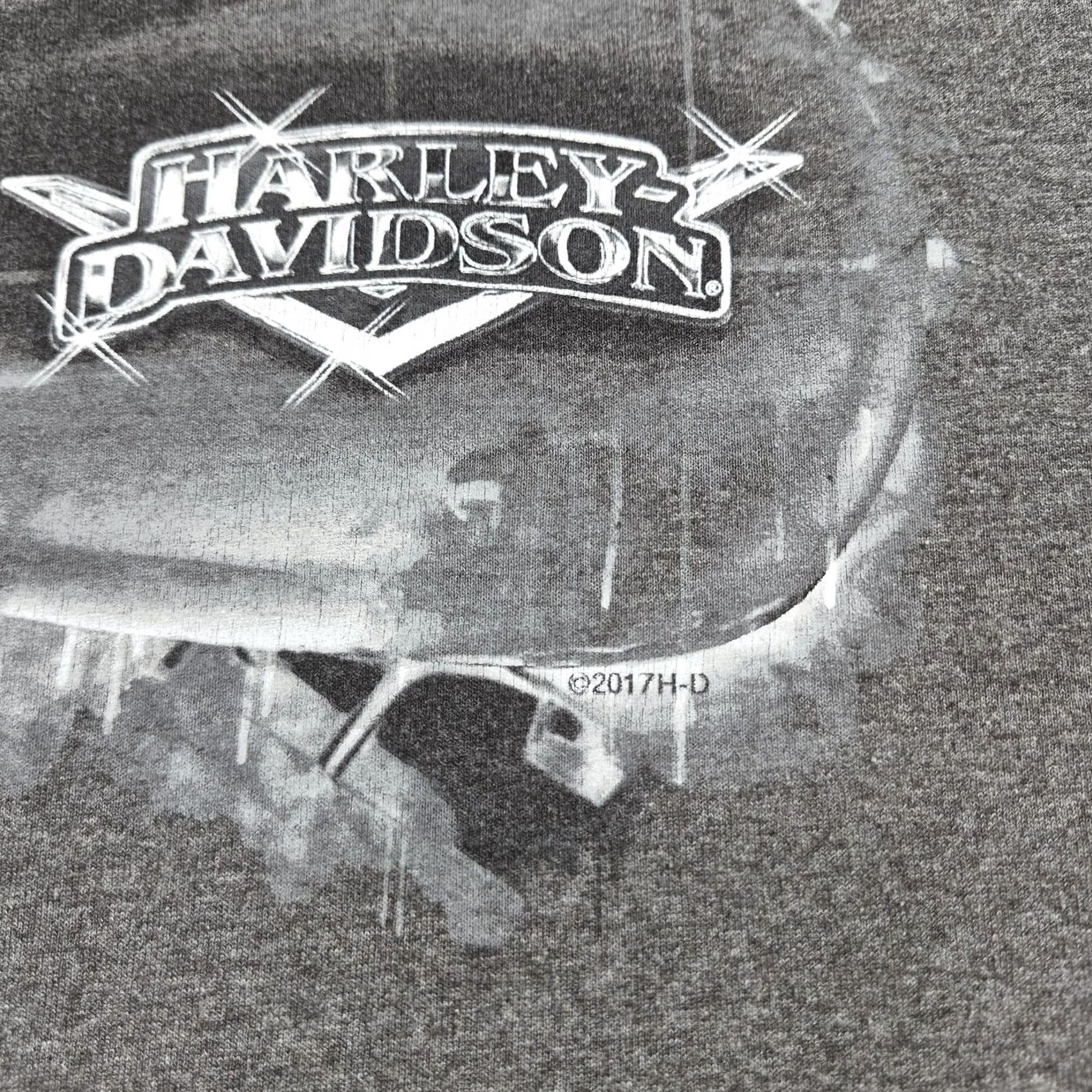Harley Davidson Harley-Davidson Shirt Mens 3XL Gray Skull Tank Graphic Biker Tee Cancun Mexico Size US XXL / EU 58 / 5 - 7 Thumbnail