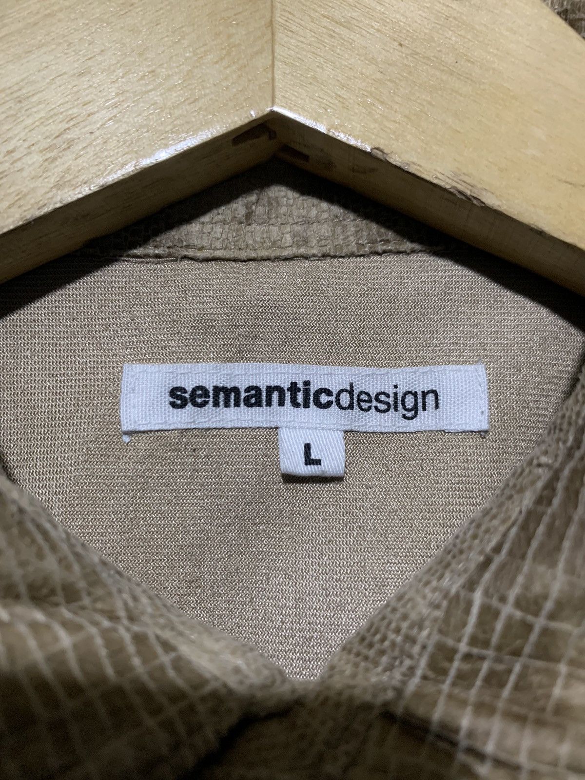 If Six Was Nine Semantic Design snakeskin texture double collar shirt Size US M / EU 48-50 / 2 - 10 Thumbnail