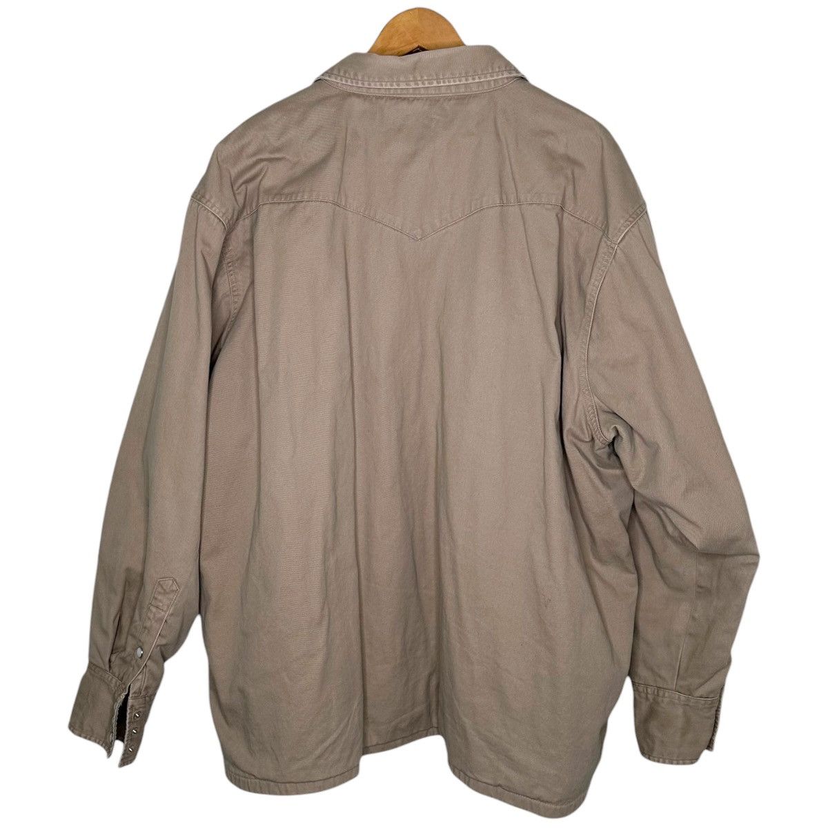 Wrangler Wrangler Flannel Lined Pearl Snap Button Jacket Size US XXL / EU 58 / 5 - 6 Thumbnail