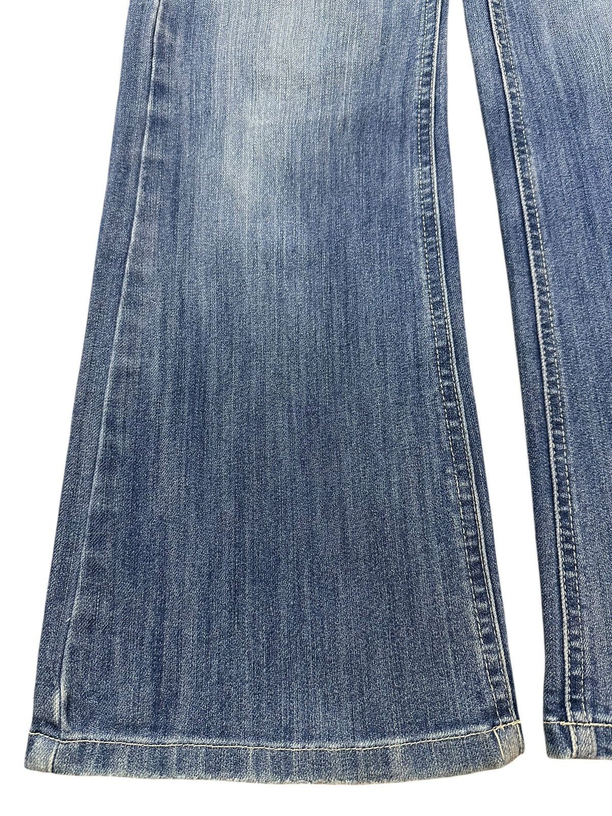 If Six Was Nine Vintage Japanese Brand Blue Faded Wash Style Wide Leg Jeans Size US 30 / EU 46 - 7 Thumbnail