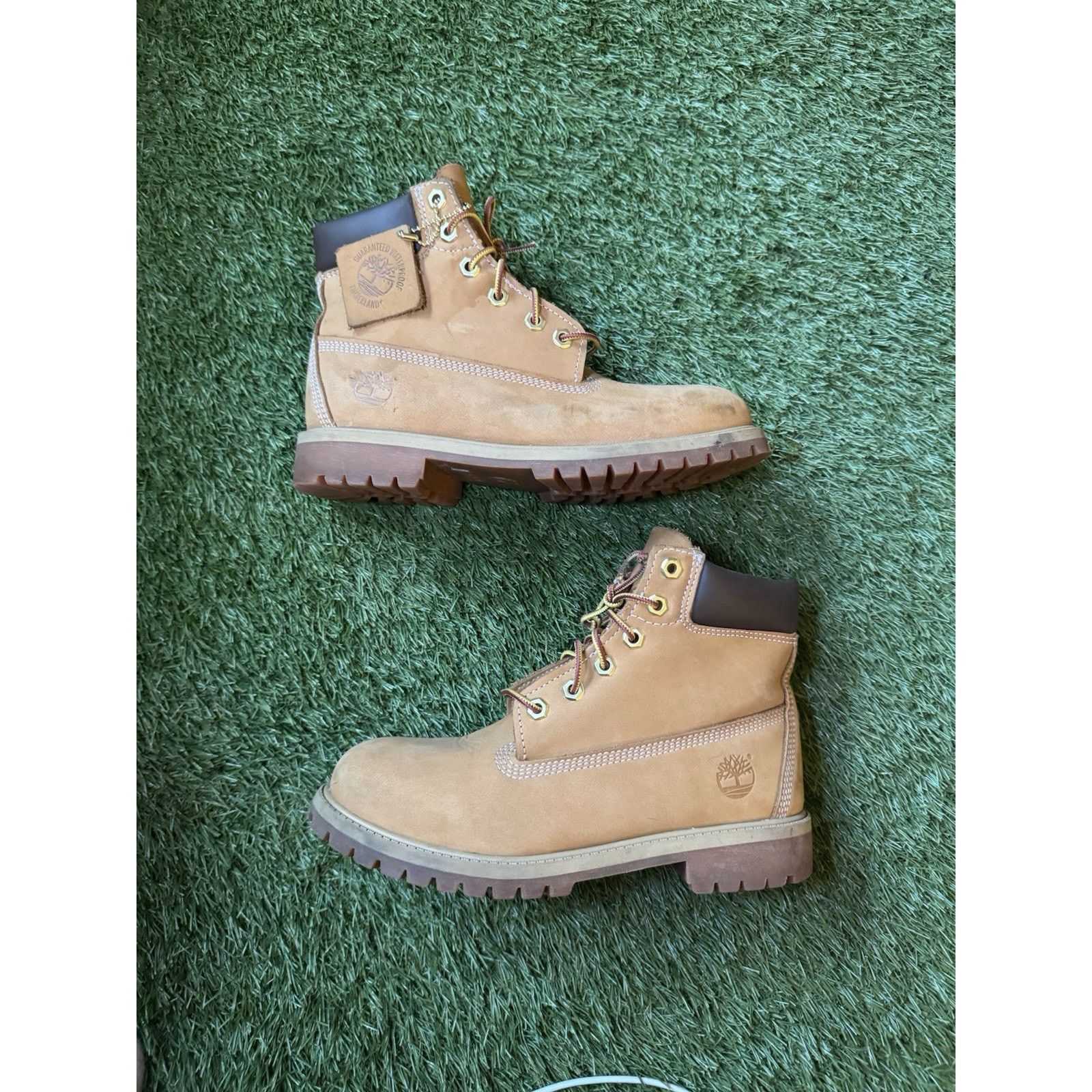 Timberland Timberland Premium 6 IN Waterproof Boot Wheat Nubuck Size US 6 / EU 39 - 1 Thumbnail