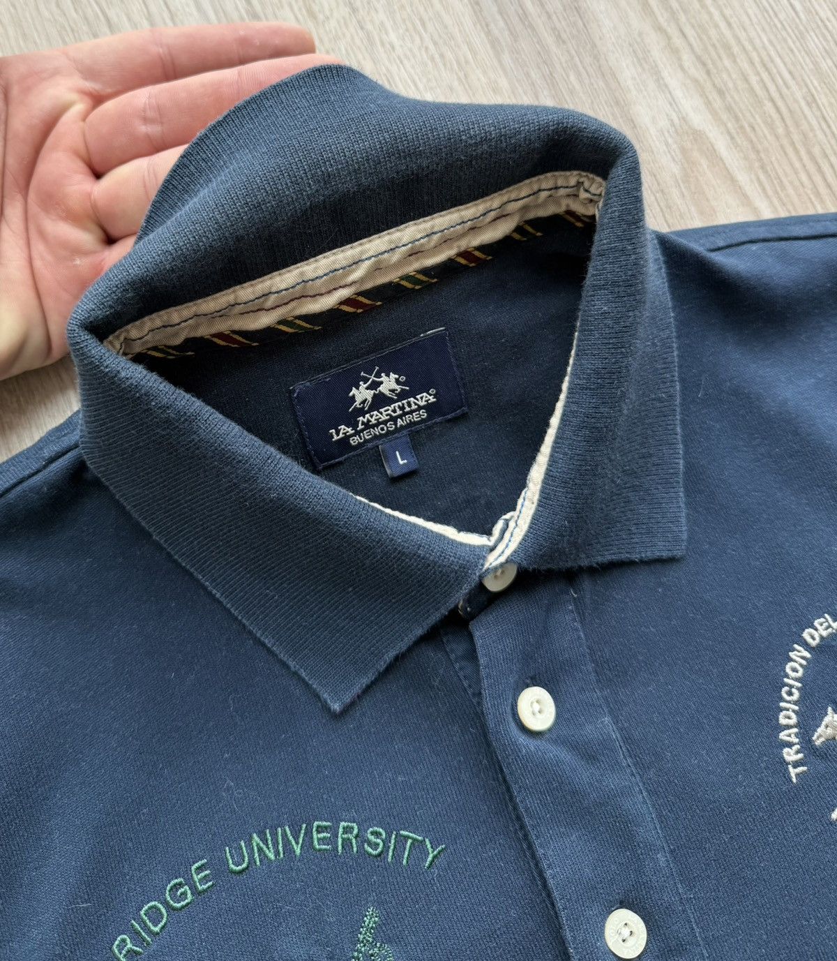La Martina Vintage La Martina Cambridge #1 Long Sleeve Polo T-Shirt Size US L / EU 52-54 / 3 - 7 Thumbnail