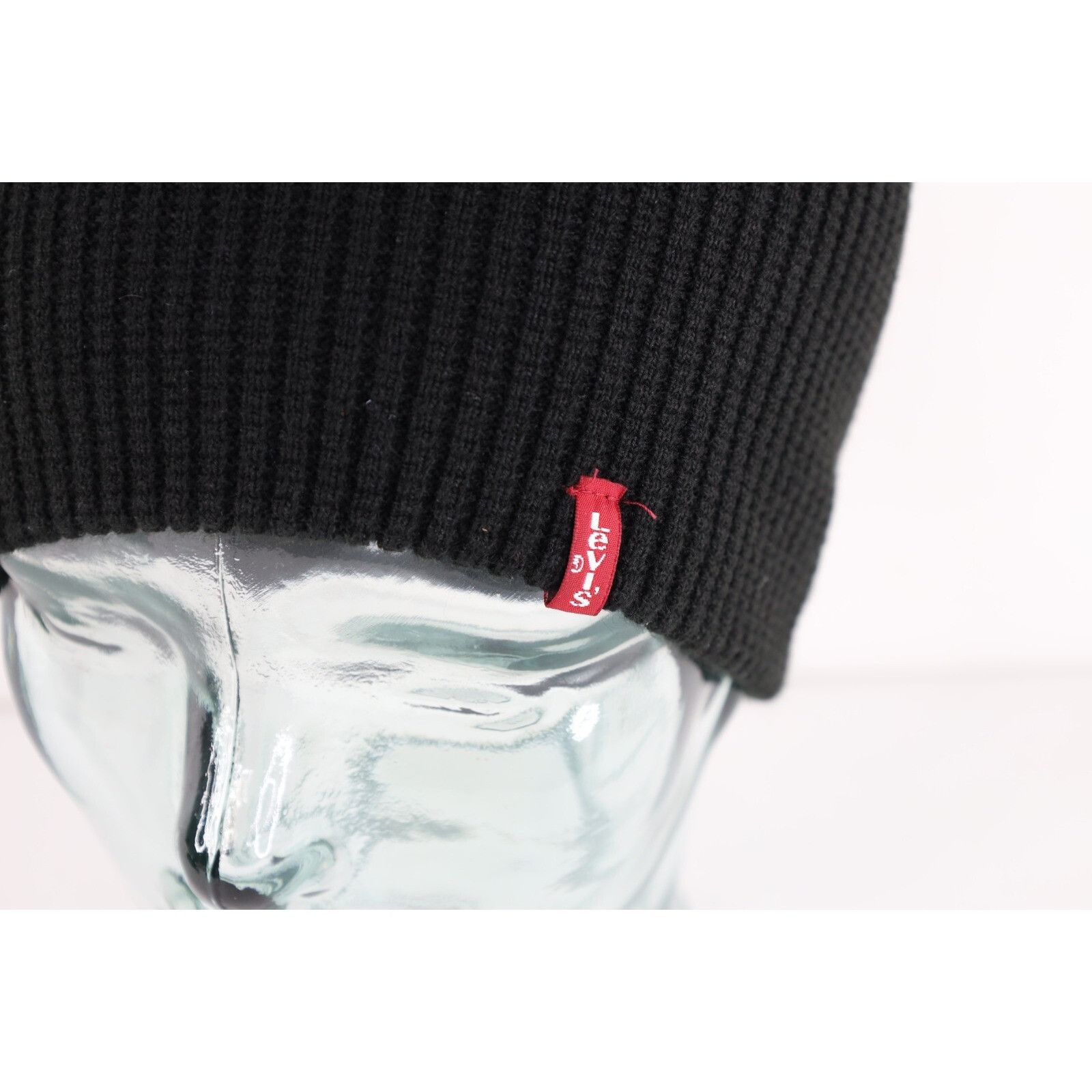 Levi's Vintage Clothing Vintage Y2K Levis Thermal Waffle Knit Winter Beanie Size ONE SIZE - 2 Thumbnail