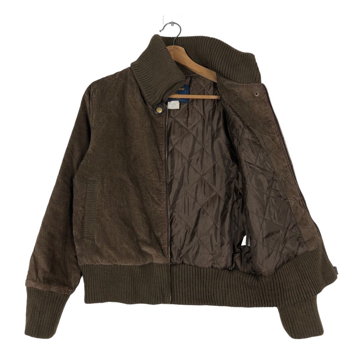 Woolrich Woolen Mills 🔥Vintage Cropped Biker Jacket Woolrich Corduroy Zipper Size US M / EU 48-50 / 2 - 11 Thumbnail