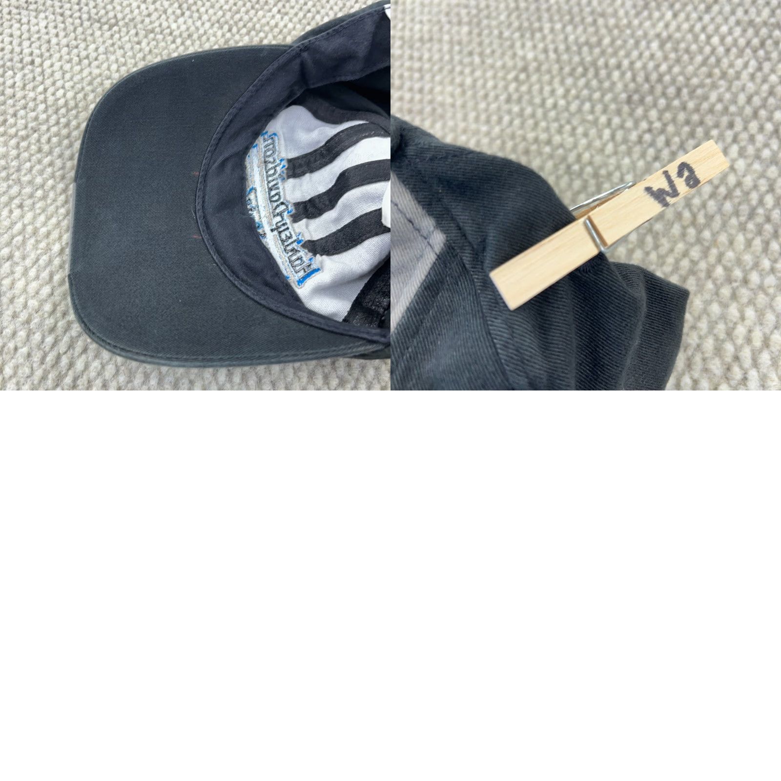 Harley Davidson VINTAGE Harley-Davidson Dad Hat Cap Baseball Hat One Size Black Logo Adjustable Men Adults Black Harley-Davidson Cap 90s Biker Retro Mens Size ONE SIZE - 8 Thumbnail