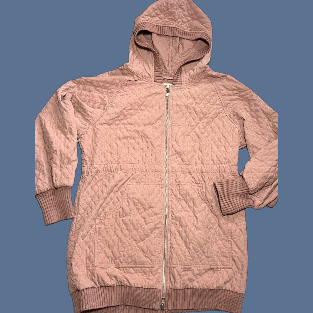 Free People Free People Hawthorne Bomber Jacket Quilted Pink Mauve M Long Sleeve Zip Women's Regular Fall Winter Spring Casual Travel Size M / US 6-8 / IT 42-44 - 1 Thumbnail