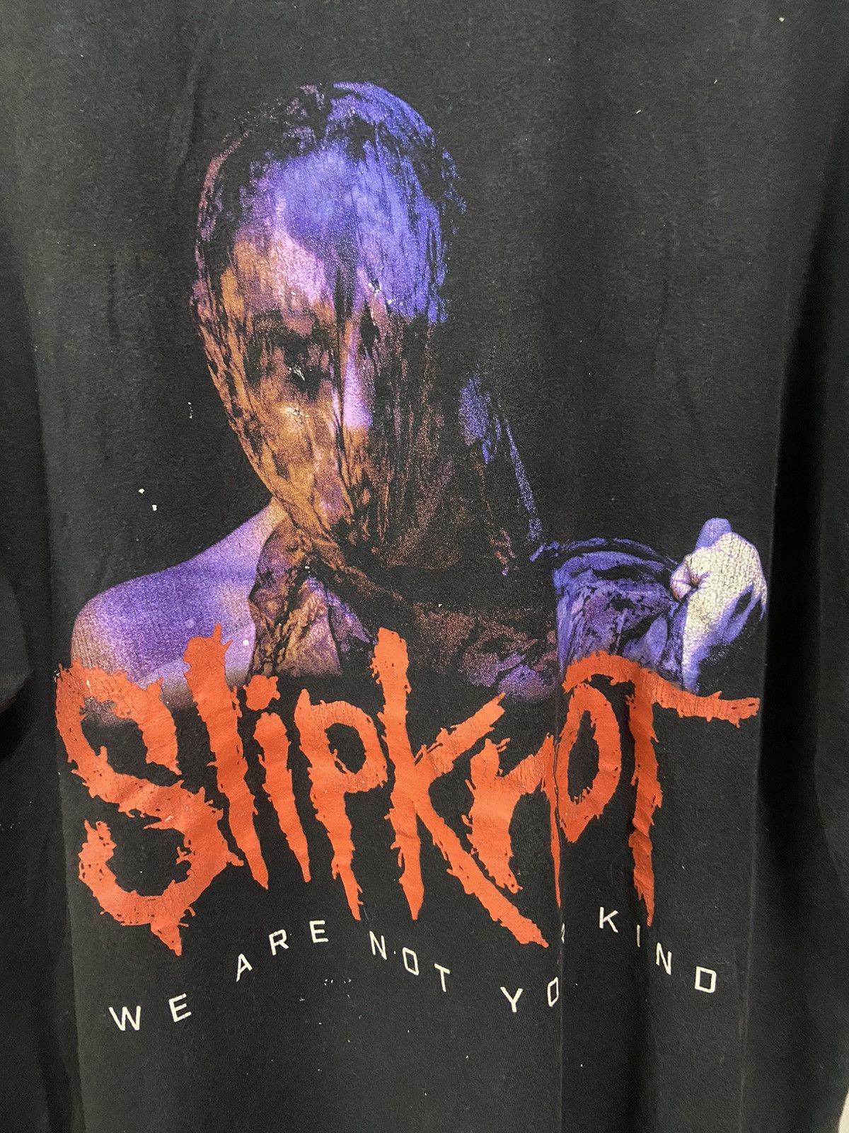 Band Tees × Slipknot 💀Vintage Y2K Slipknot Rock Band T-Shirt Rare Retro Size US XL / EU 56 / 4 - 2 Thumbnail