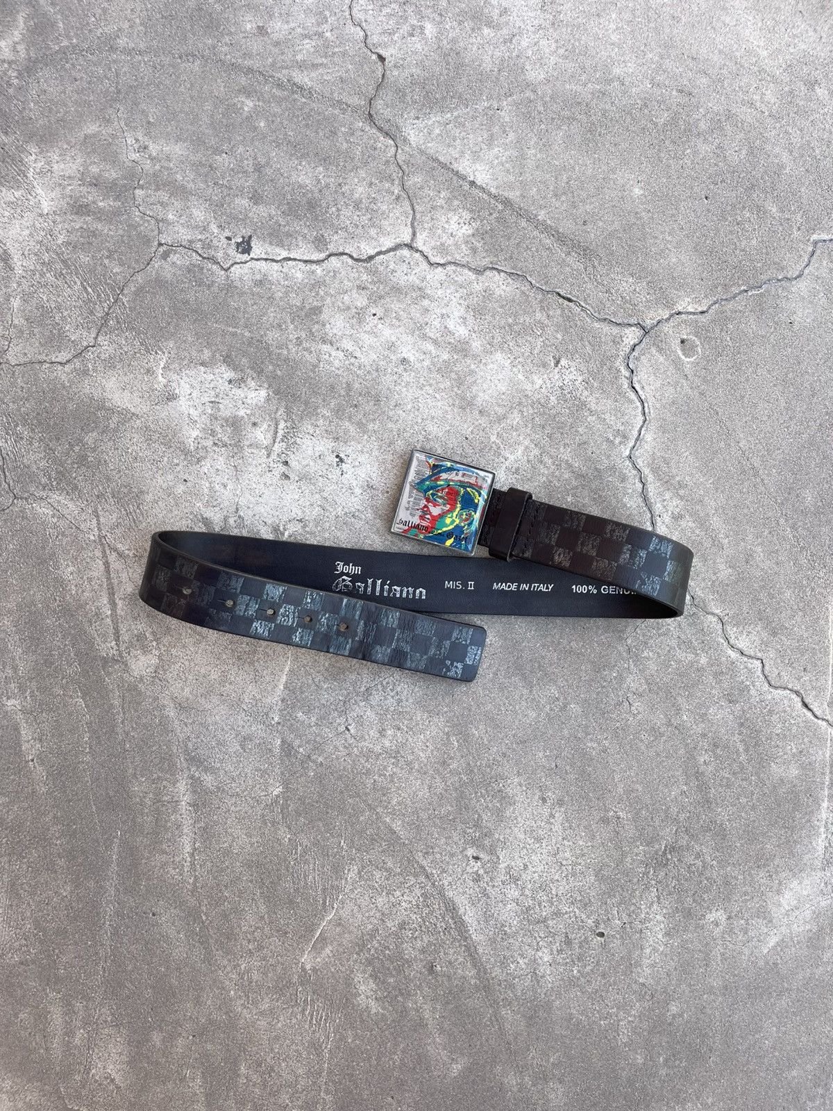 John Galliano John Galliano Leather Belt Size ONE SIZE - 2 Thumbnail
