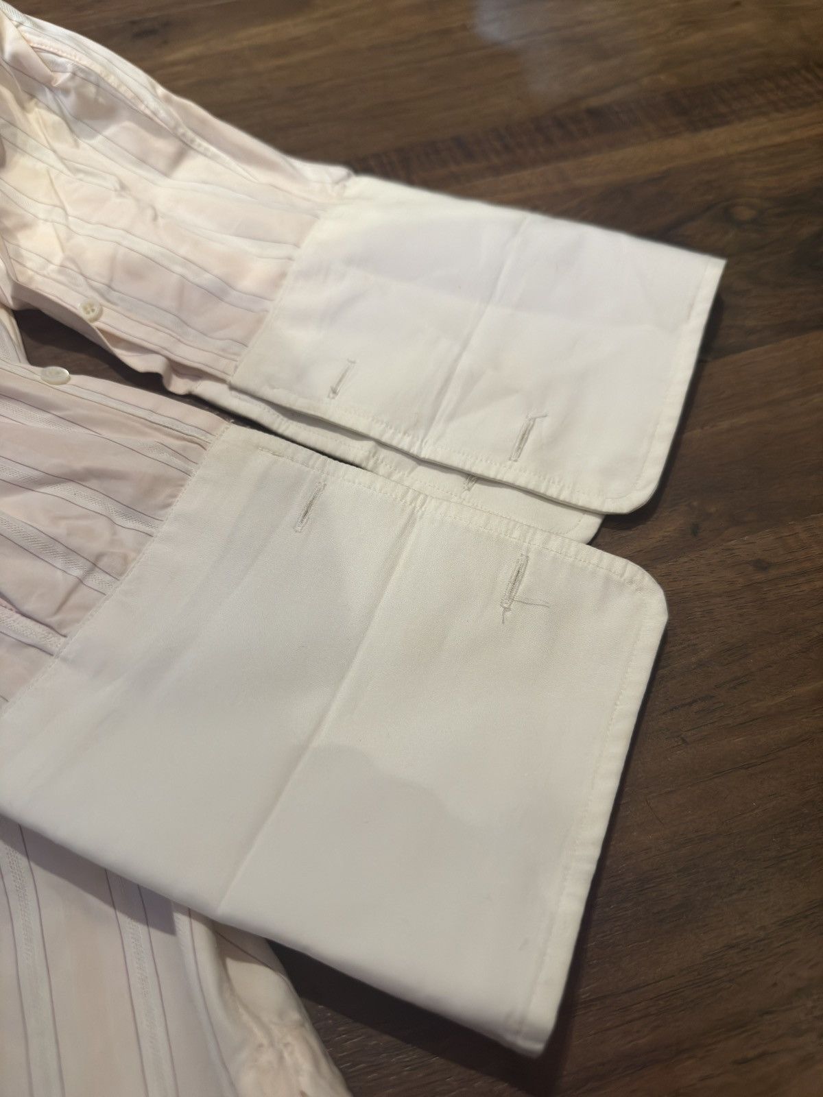 Gucci Gucci Pink Striped Long Sleeves Size US XXS / EU 40 - 6 Thumbnail