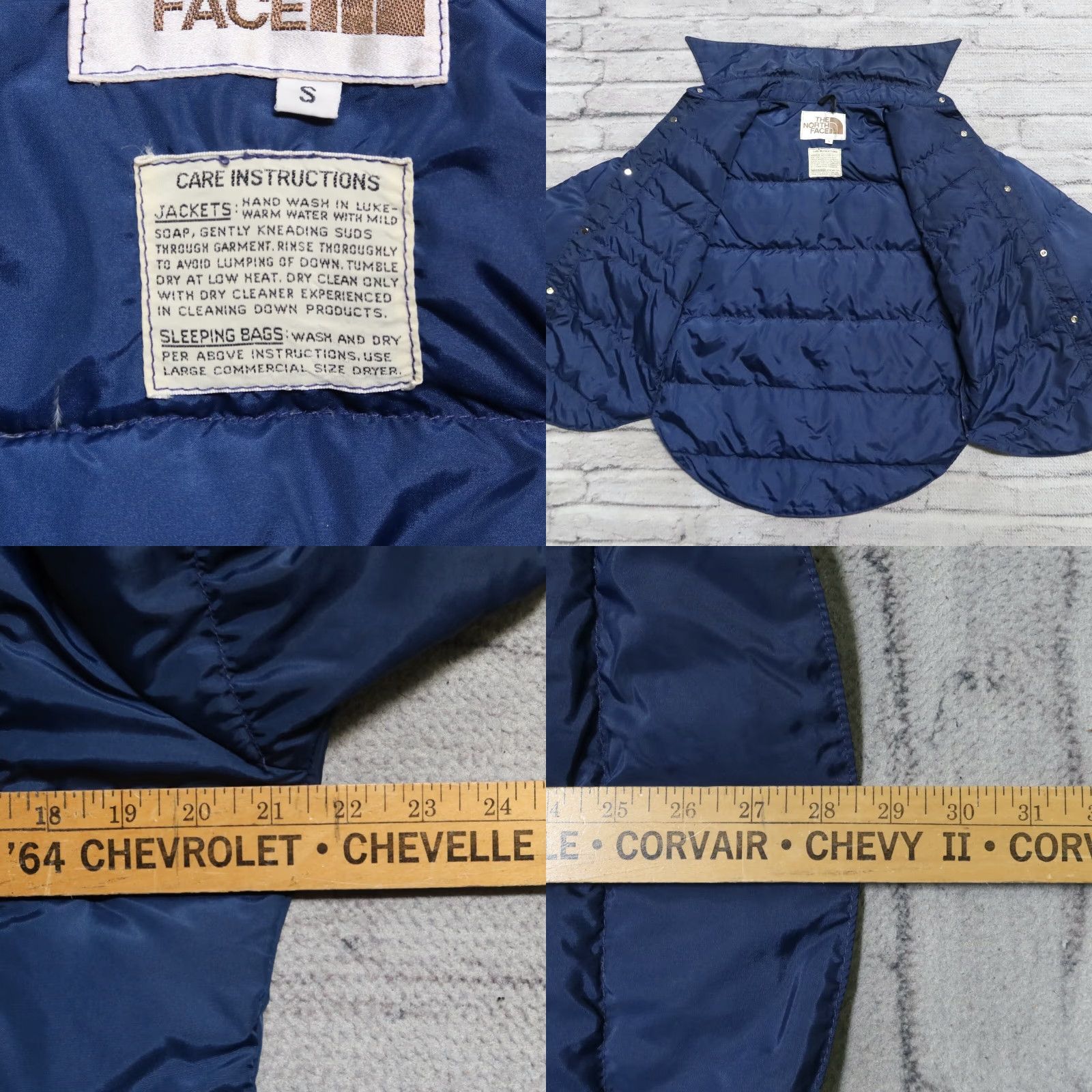 The North Face VINTAGE The North Face Jacket Shirt Quilted Puffer Western Navy S Mens Brown Label Rare Vintage North Face Quilted Puffer Western Jacket Shirt Size US S / EU 44-46 / 1 - 8 Thumbnail