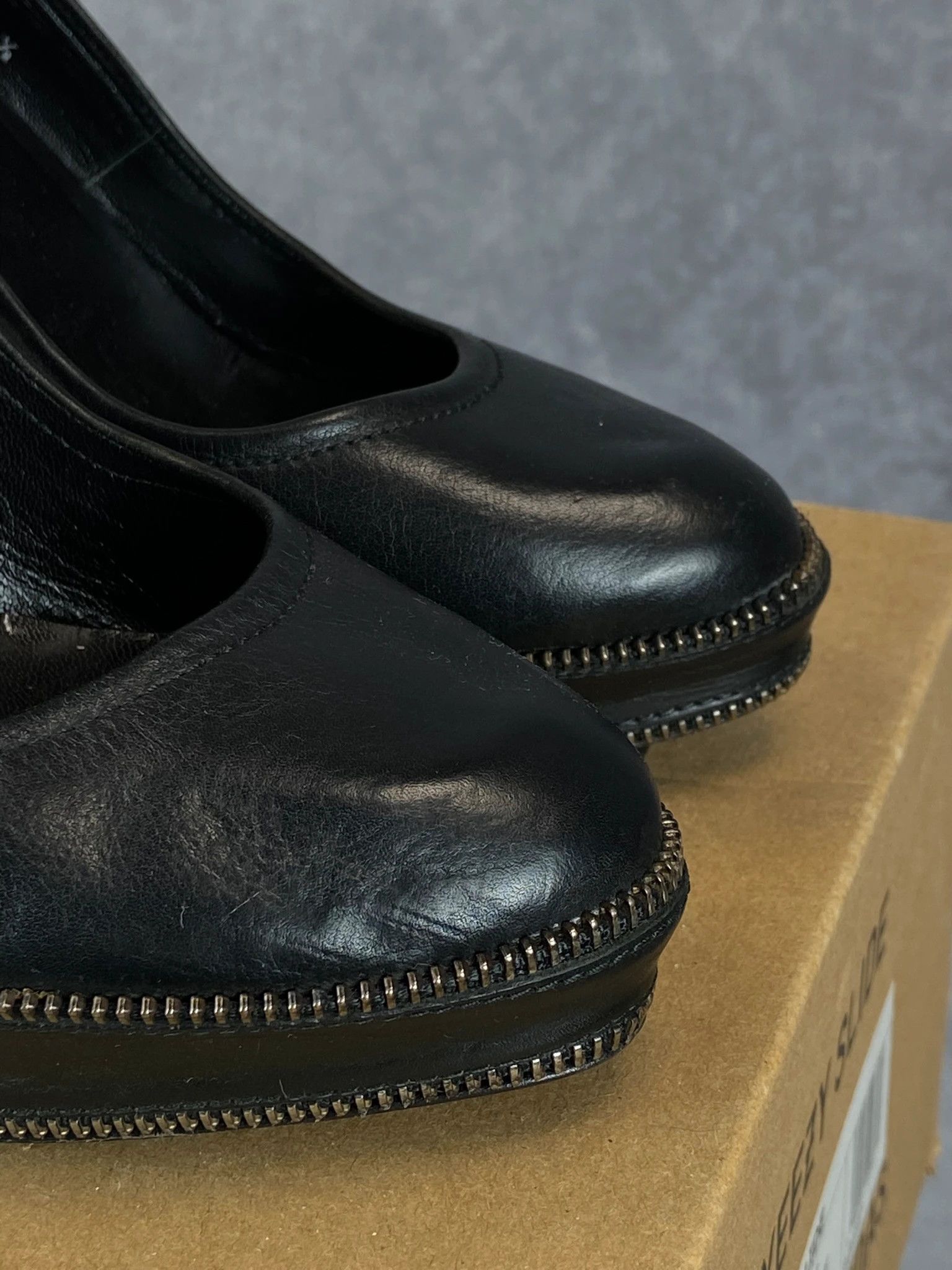 Other Russell & Bromley Black Leather Heels EU 39.5 Size US 9.5 / IT 39.5 - 5 Thumbnail