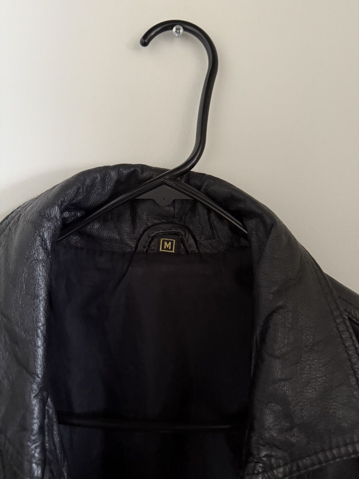 Vintage Military Leather Jacket Size US M / EU 48-50 / 2 - 4 Thumbnail