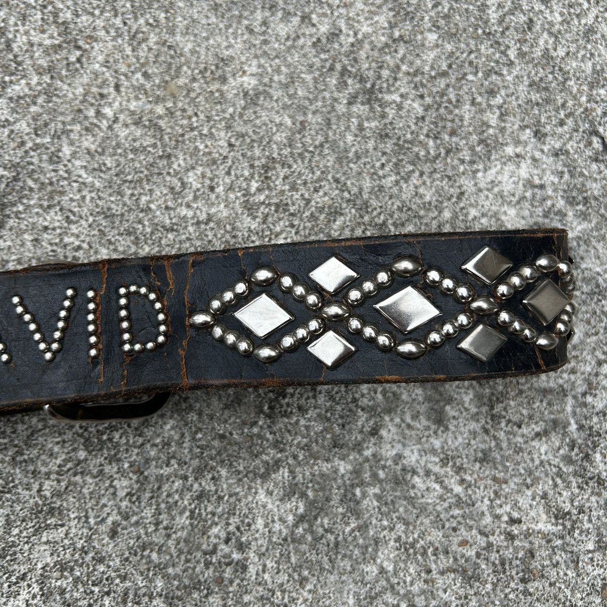 Vintage Vintage studded leather belt Size ONE SIZE - 10 Thumbnail