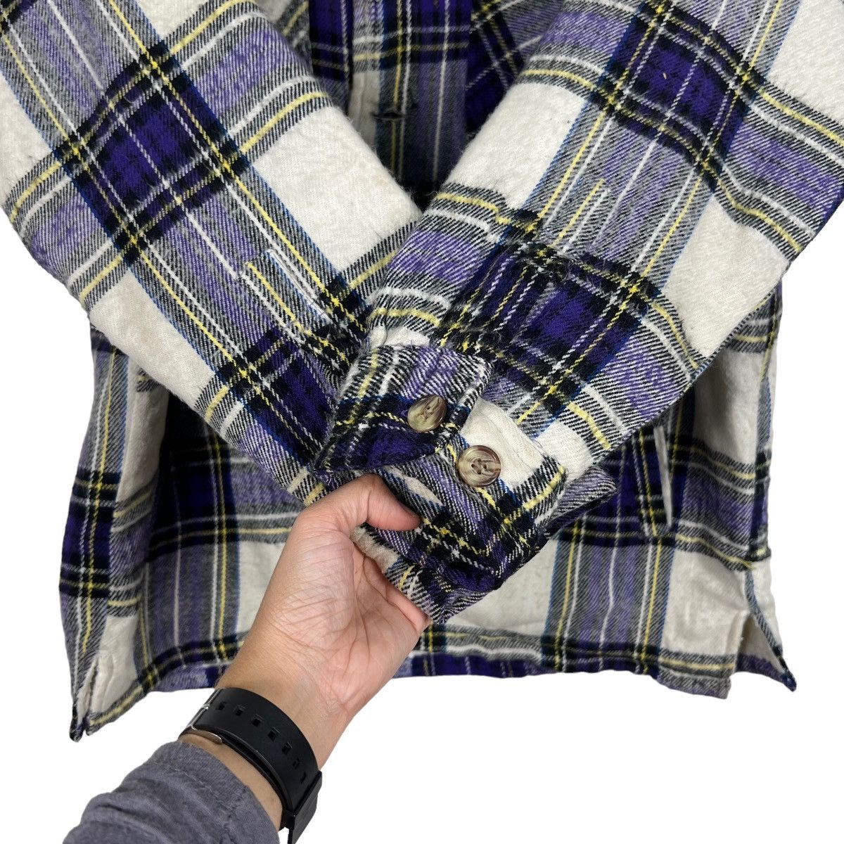 Hysteric Glamour 🔥 GLAMOUR CLUB PLAID CHECK SHERLING JACKET Size US M / EU 48-50 / 2 - 13 Thumbnail
