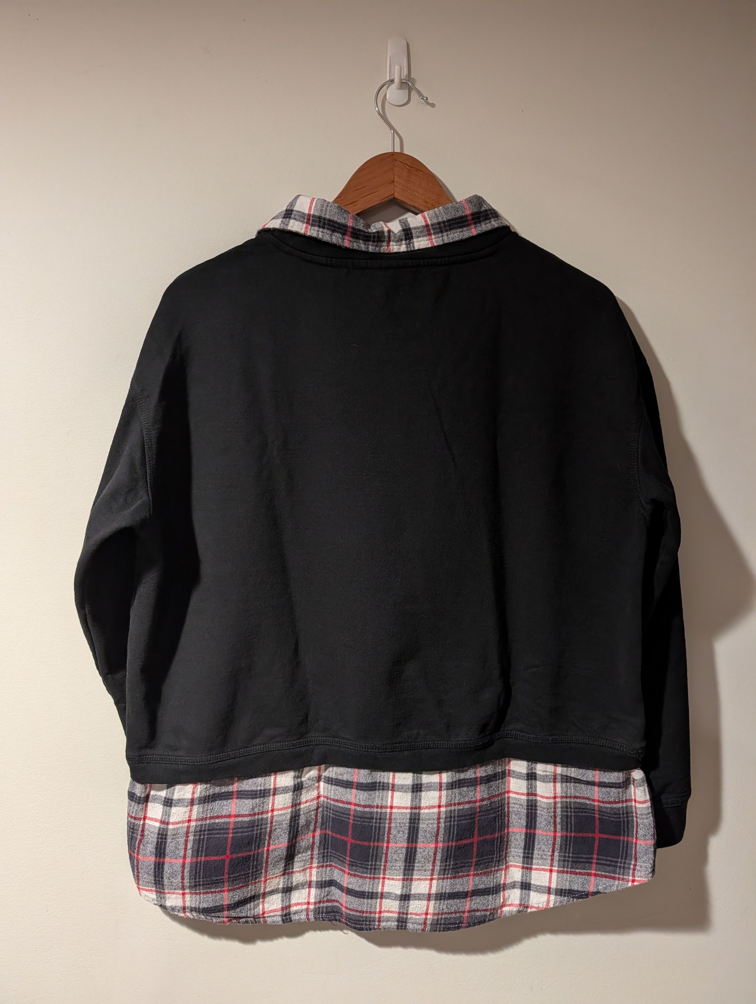 Expert Horror Scream Movie Ghostface Layered Sweatshirt Women Plaid Horror Size L / US 10 / IT 46 - 4 Thumbnail