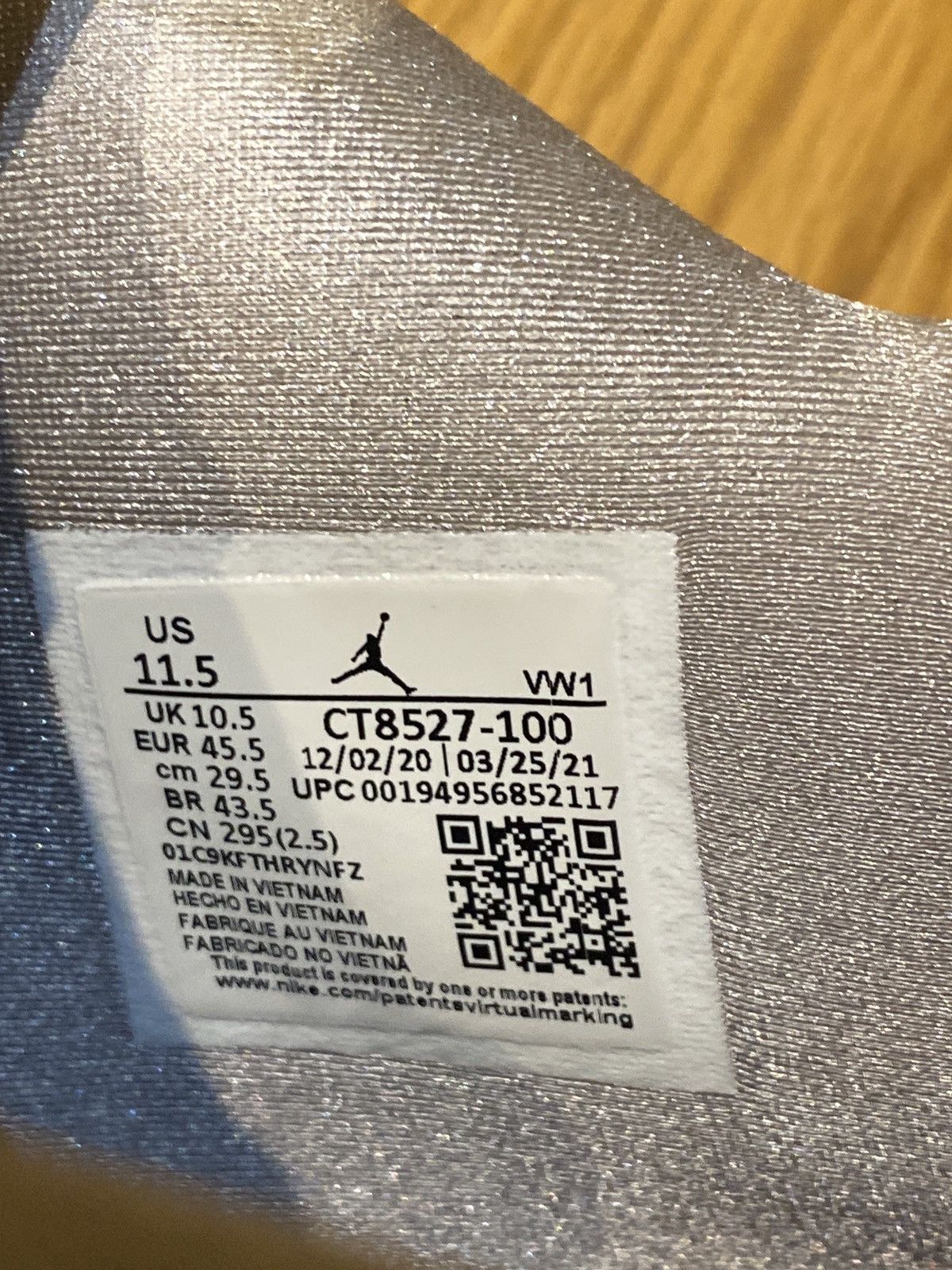 Jordan Brand Jordan 4 white oreo uk 10.5 Size US 11.5 / EU 44-45 - 9 Thumbnail