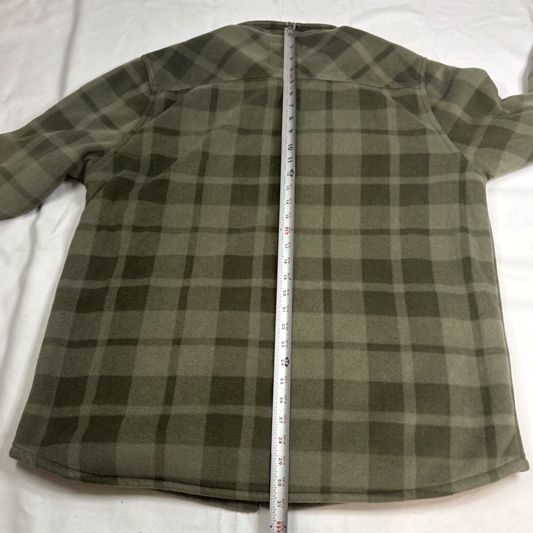 Vintage Voyage Fleece Snap Up Men’s 2XL Gray Plaid Sherpa Lined Jacket Windbreaker Snap Closure Regular Size Men’s Size US XXL / EU 58 / 5 - 7 Thumbnail