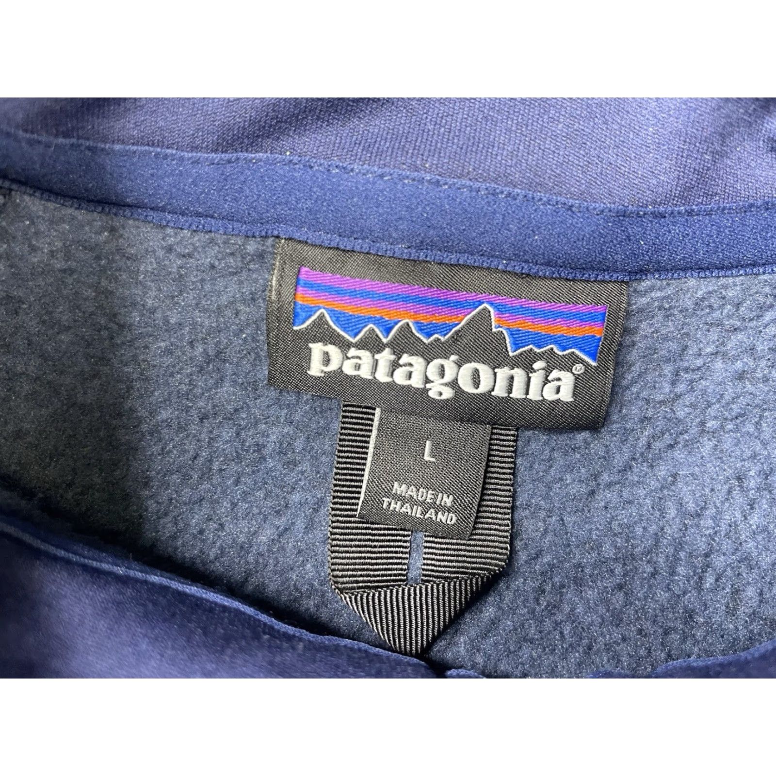 Patagonia Patagonia Sweater Men L 1/4 Zip Fleece Blue Regular Pullover Mock Neck Classic Outdoor All Seasons Size US L / EU 52-54 / 3 - 3 Thumbnail