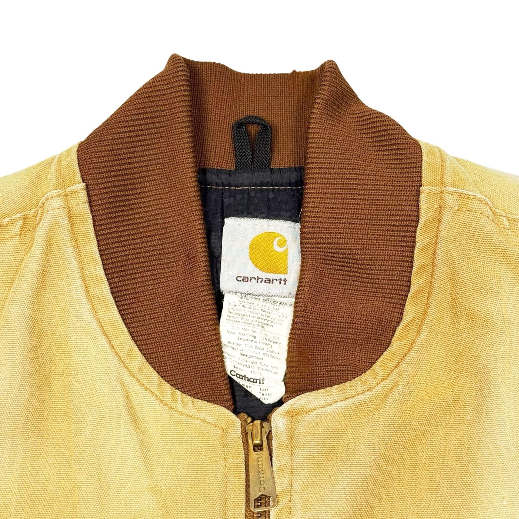 Carhartt VTG Carhartt Vest Quilted Lined Brown Canvas Mens L 90s Workwear Wind-Resistant Pockets Zip Full Zip Lined Carhartt V01 BRN Size US L / EU 52-54 / 3 - 6 Thumbnail