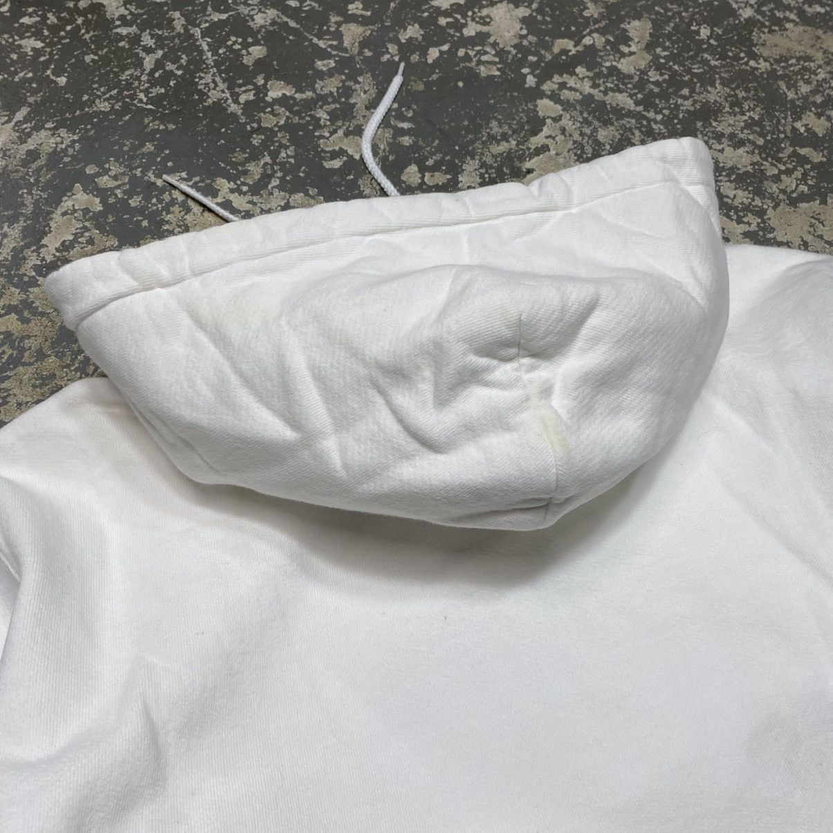 Russell Athletic × Vintage Vintage Russell Athletic White Blank Boxy Hoodie USA Size US M / EU 48-50 / 2 - 16 Thumbnail